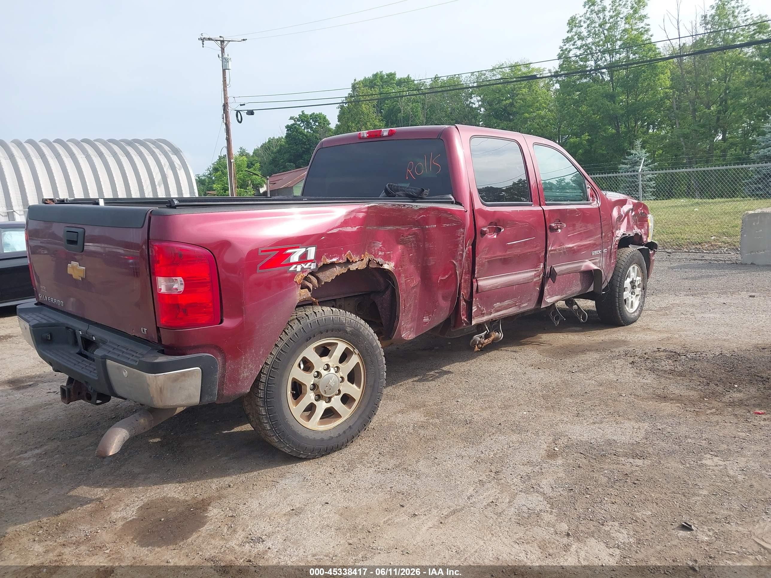 2014 Chevrolet Silverado 2500hd Lt Темно-бордовый vin: 1GC1KXCG0EF187759