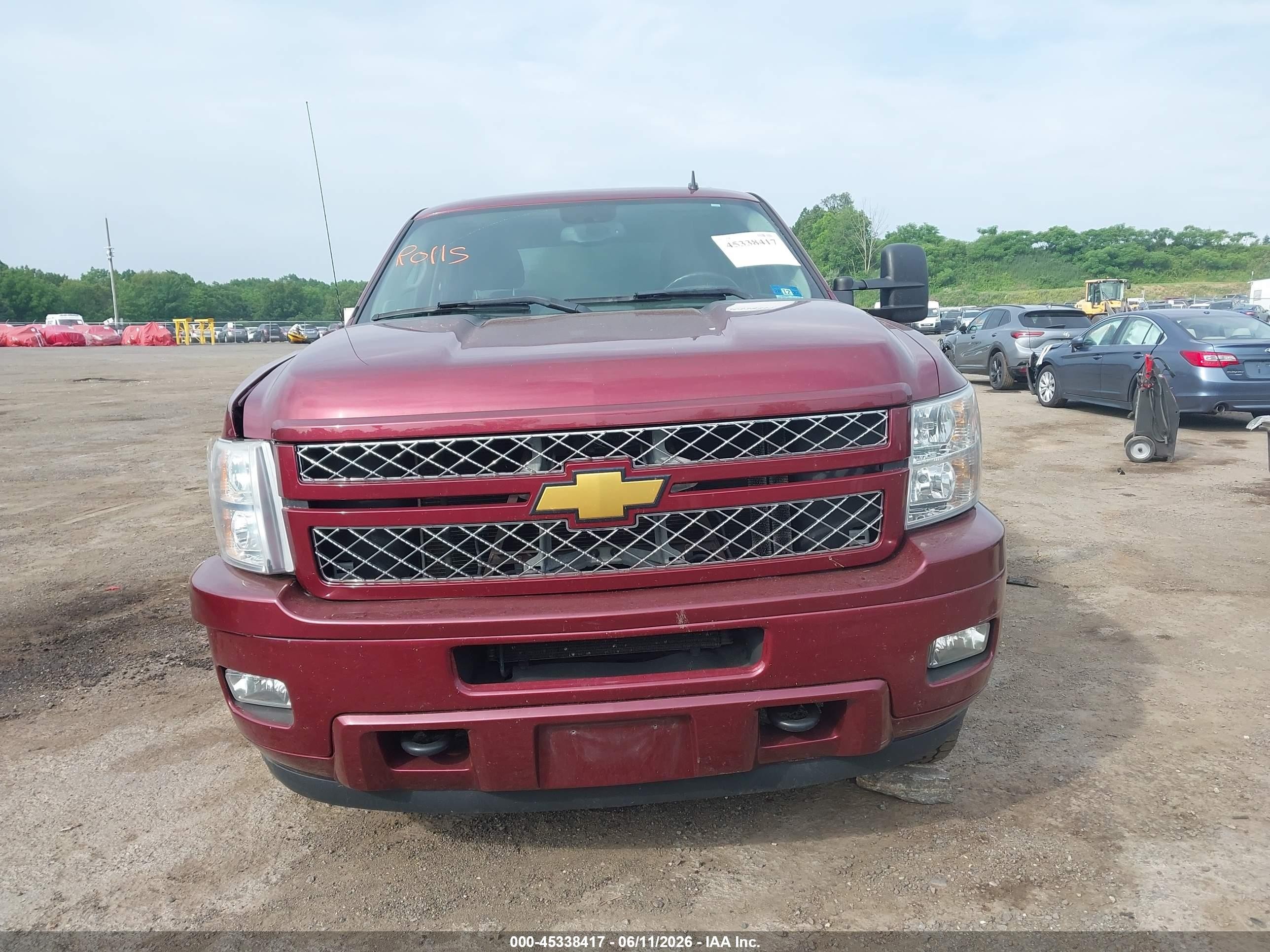 2014 Chevrolet Silverado 2500hd Lt Темно-бордовый vin: 1GC1KXCG0EF187759