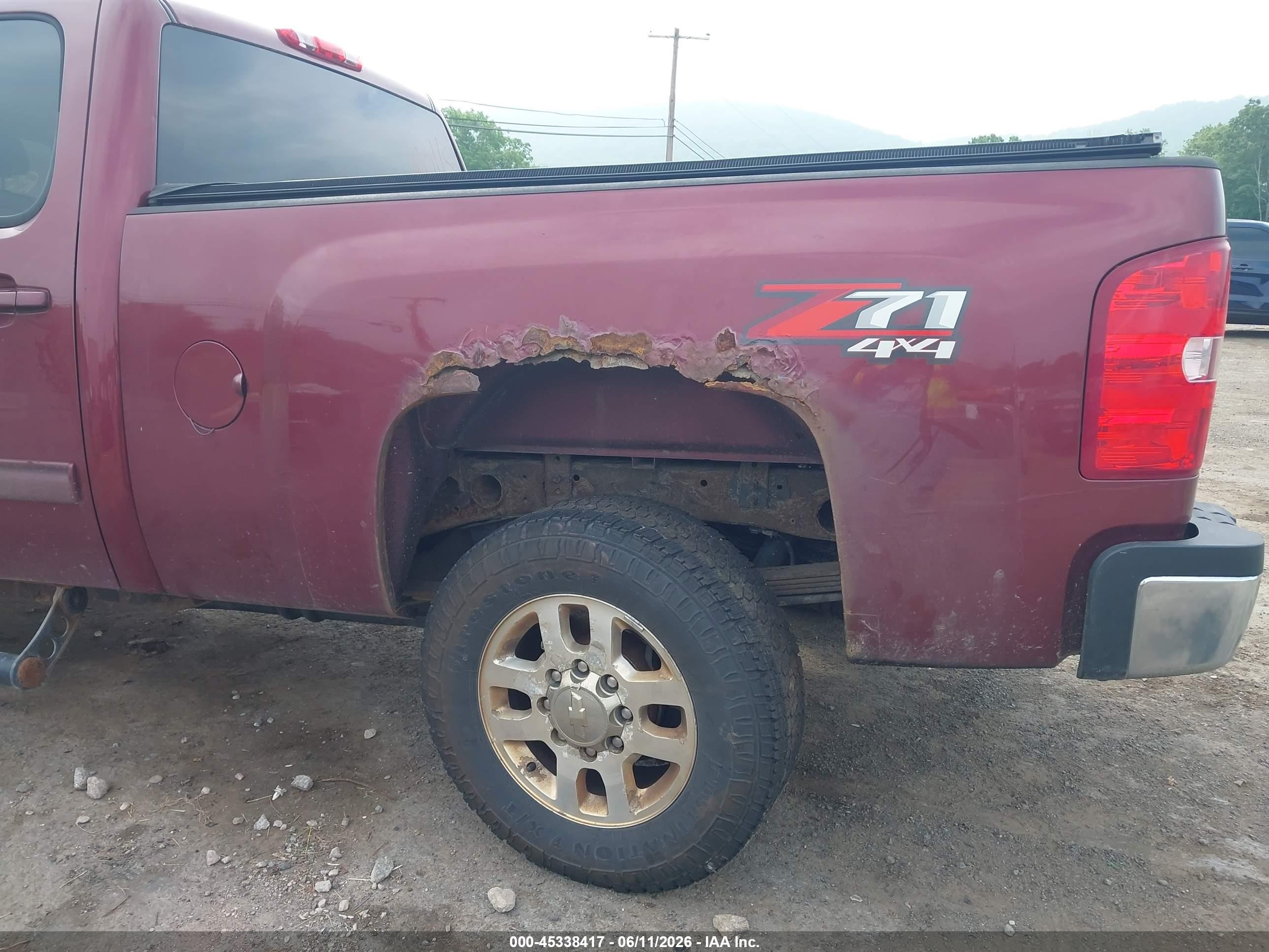 2014 Chevrolet Silverado 2500hd Lt Темно-бордовый vin: 1GC1KXCG0EF187759