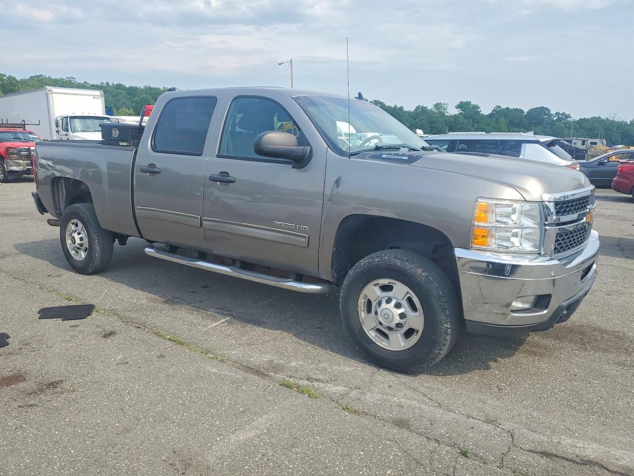 2013 Chevrolet Silverado K2500 Heavy Duty Lt Gray vin: 1GC1KXCG1DF123325