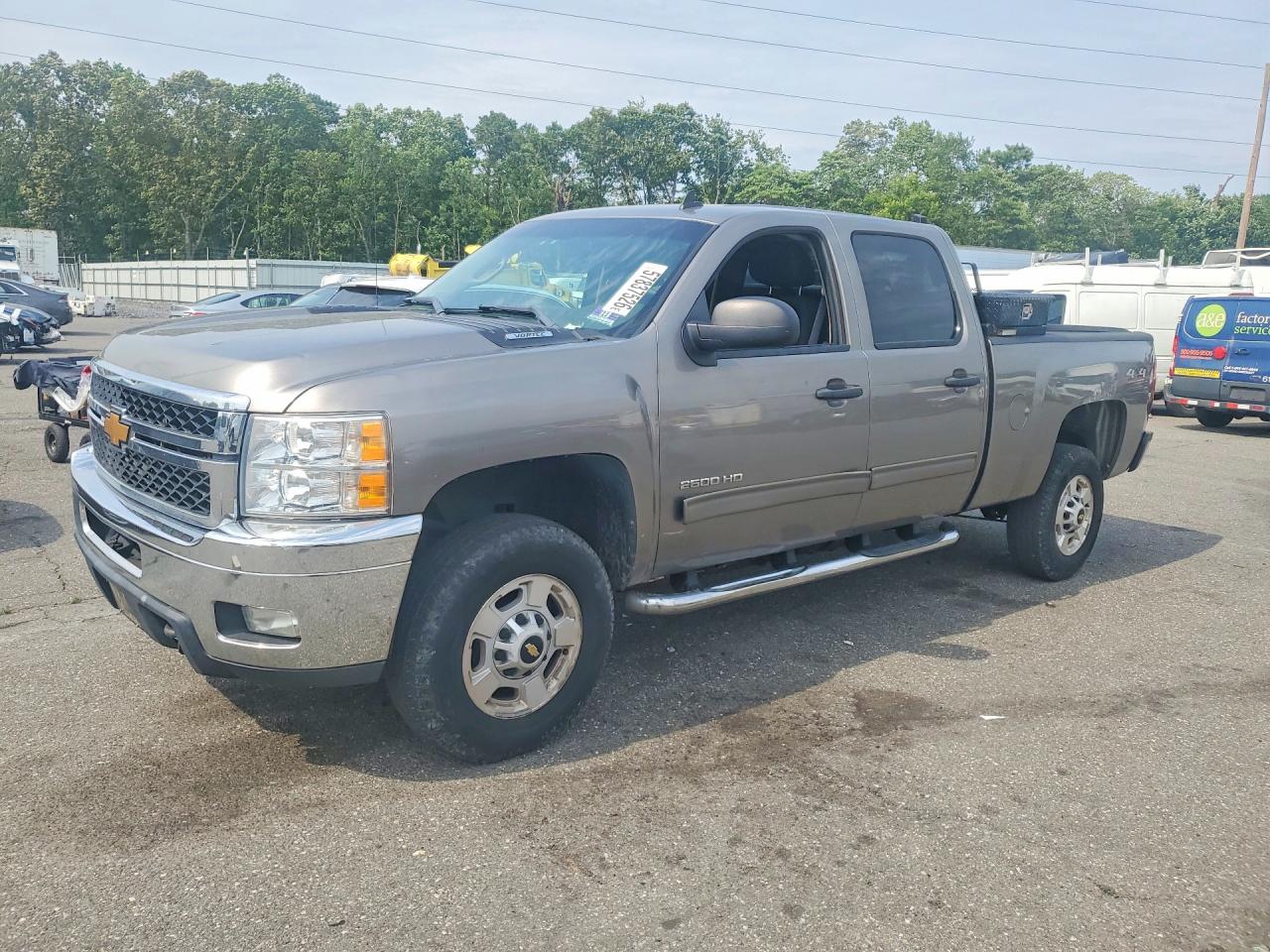 2013 Chevrolet Silverado K2500 Heavy Duty Lt Gray vin: 1GC1KXCG1DF123325