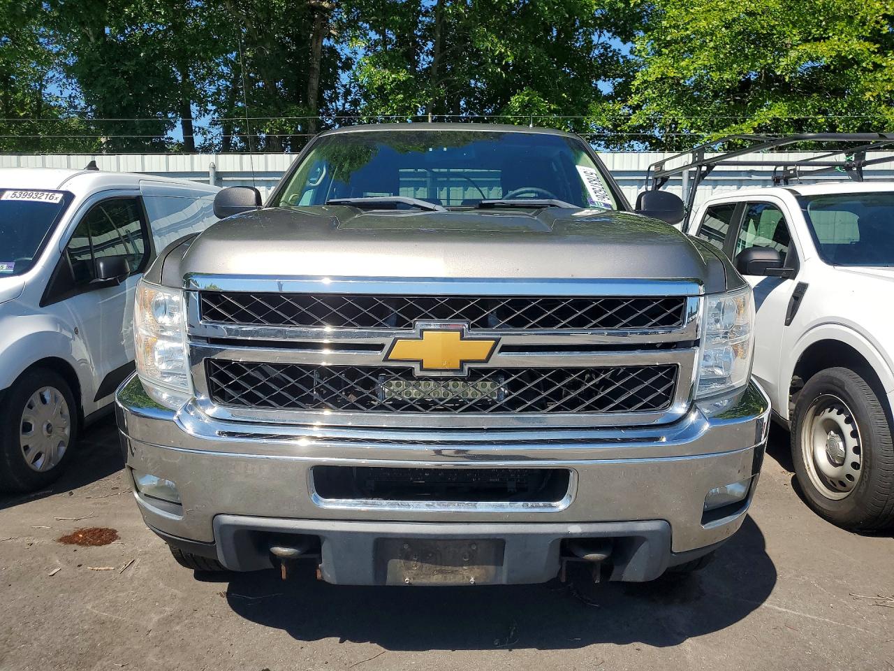 2013 Chevrolet Silverado K2500 Heavy Duty Lt Gray vin: 1GC1KXCG1DF123325