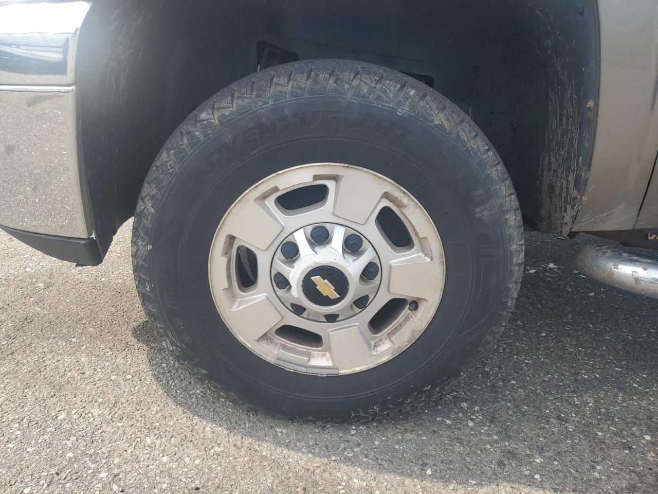 2013 Chevrolet Silverado K2500 Heavy Duty Lt Gray vin: 1GC1KXCG1DF123325 Damage: Left Front Wheel, Corrosion, 5 To 6 Inches