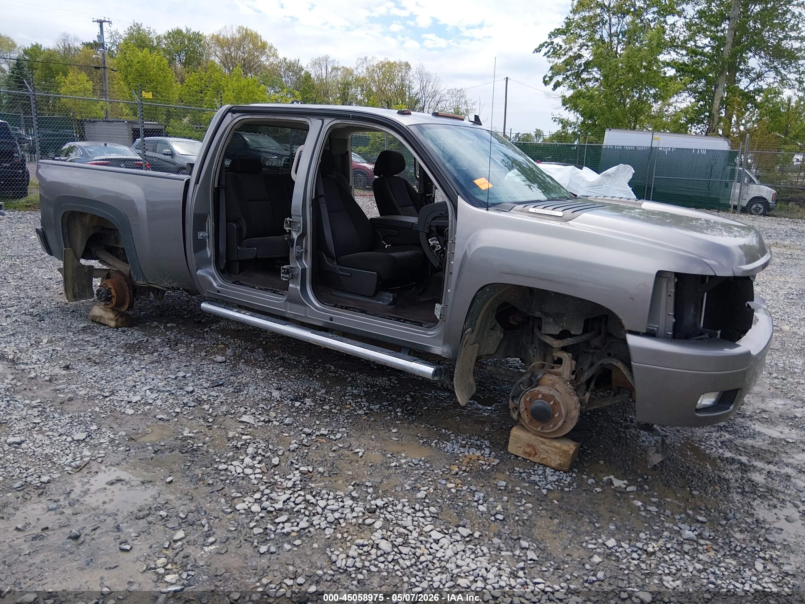 2014 Chevrolet Silverado 2500hd Lt Gray vin: 1GC1KXCG2EF121861