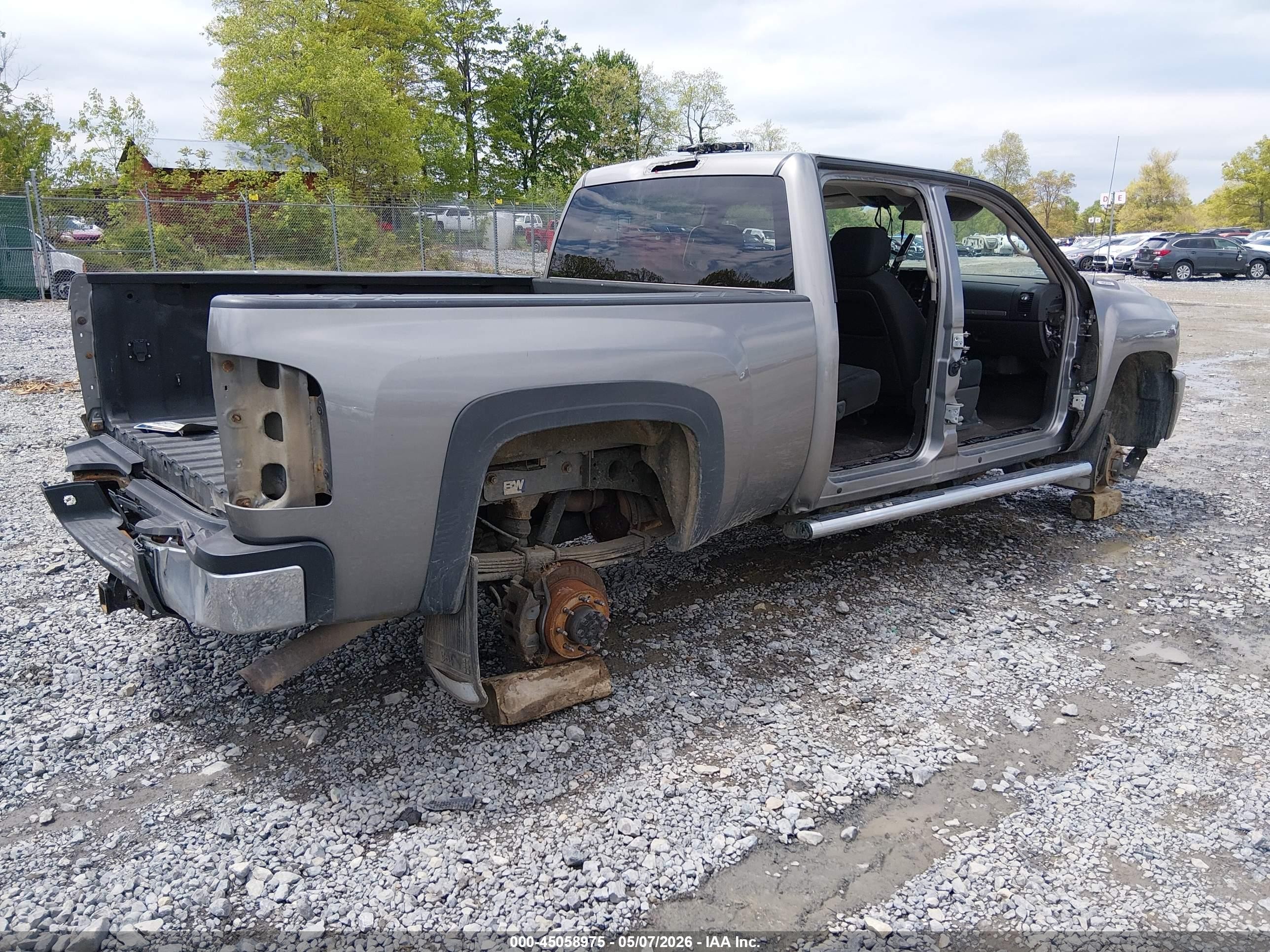 2014 Chevrolet Silverado 2500hd Lt Gray vin: 1GC1KXCG2EF121861