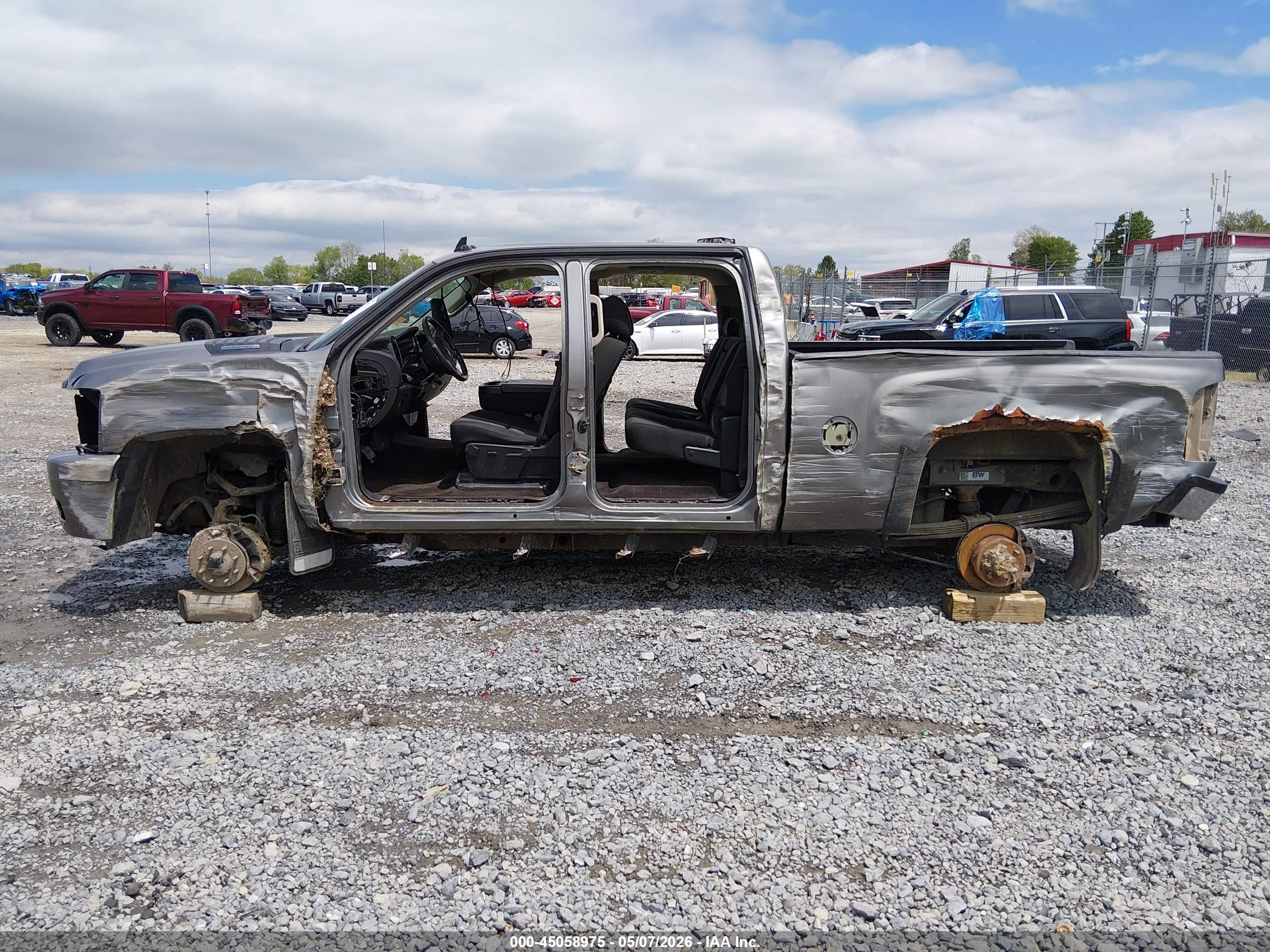 2014 Chevrolet Silverado 2500hd Lt Gray vin: 1GC1KXCG2EF121861
