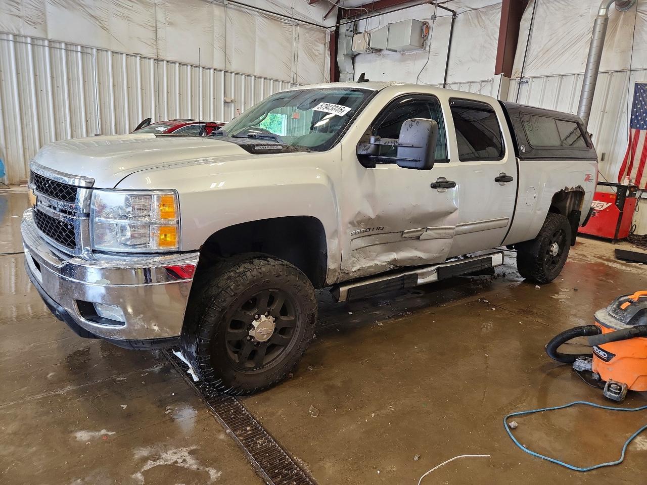 2014 Chevrolet Silverado K2500 Heavy Duty Lt Silver vin: 1GC1KXCG2EF170249