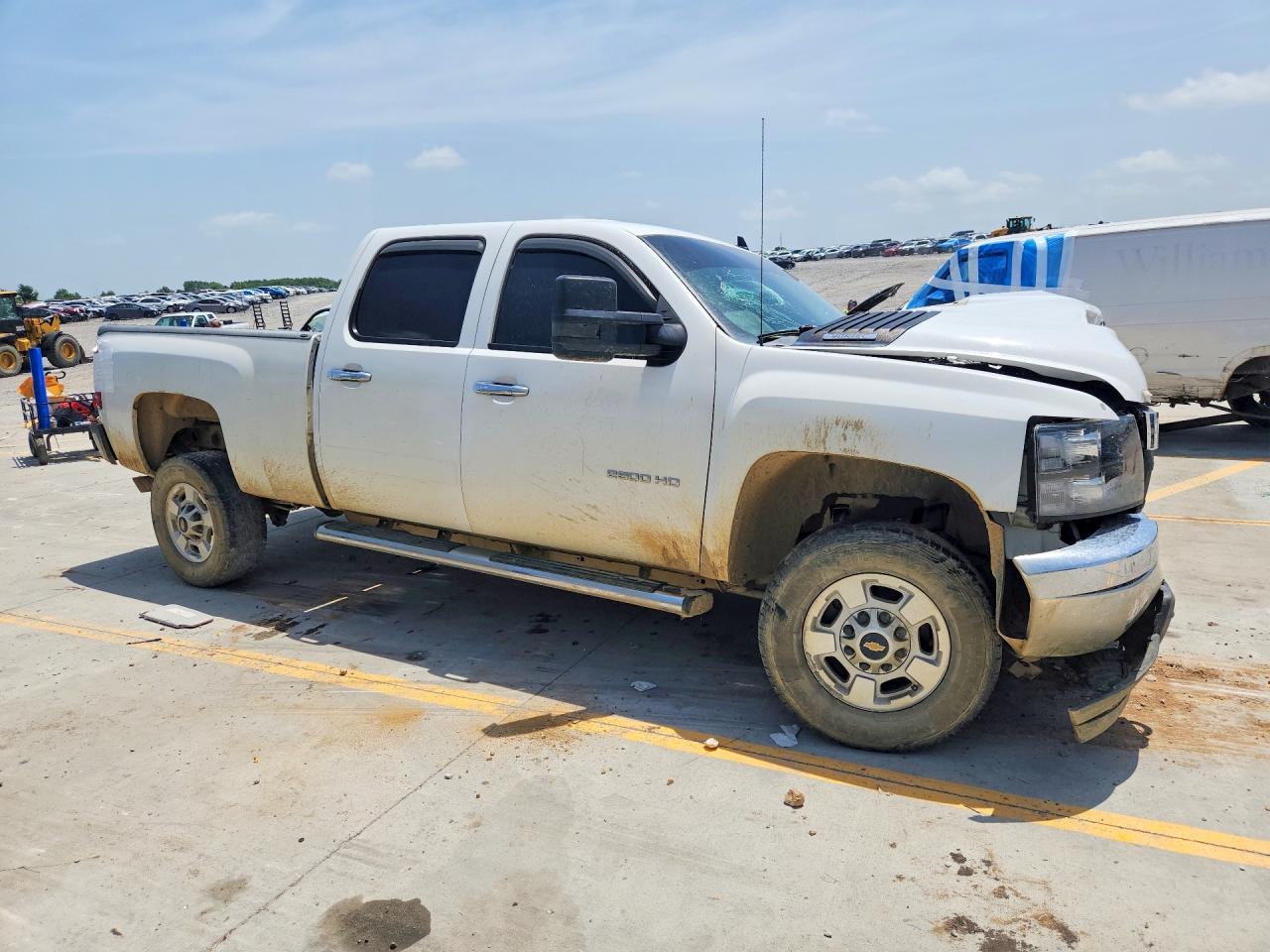 2011 Chevrolet Silverado K2500 Heavy Duty Lt White vin: 1GC1KXCG3BF101369