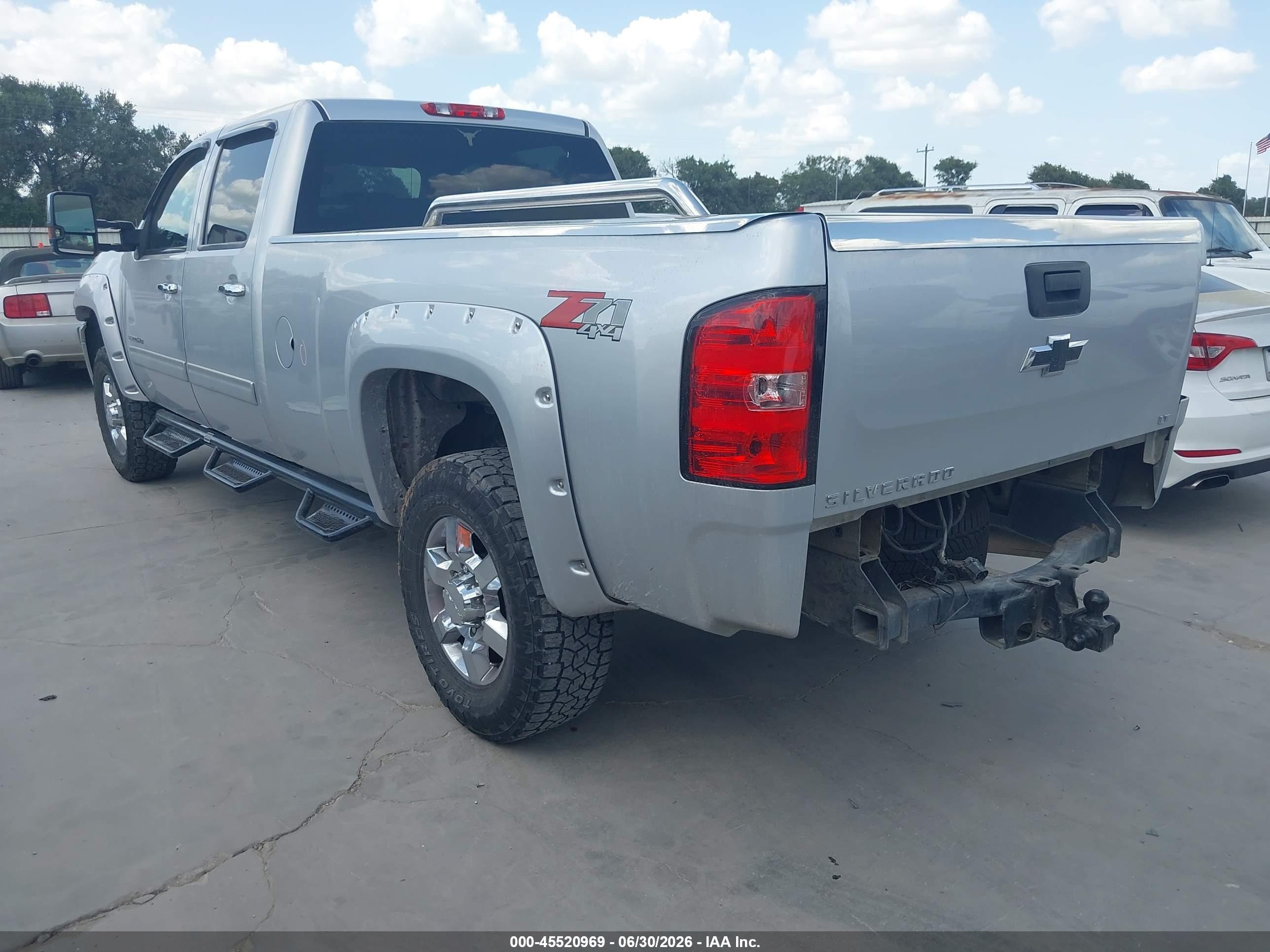 2012 Chevrolet Silverado 2500hd Lt Silver vin: 1GC1KXCG3CF118612