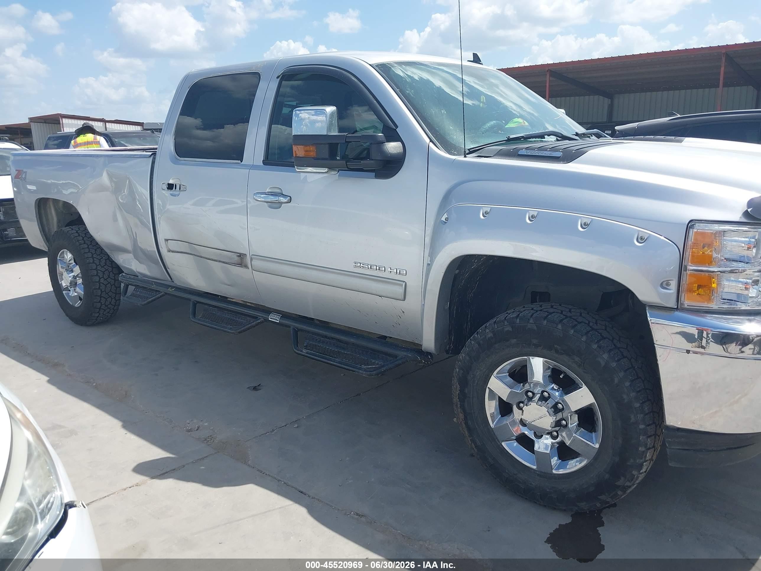 2012 Chevrolet Silverado 2500hd Lt Silver vin: 1GC1KXCG3CF118612