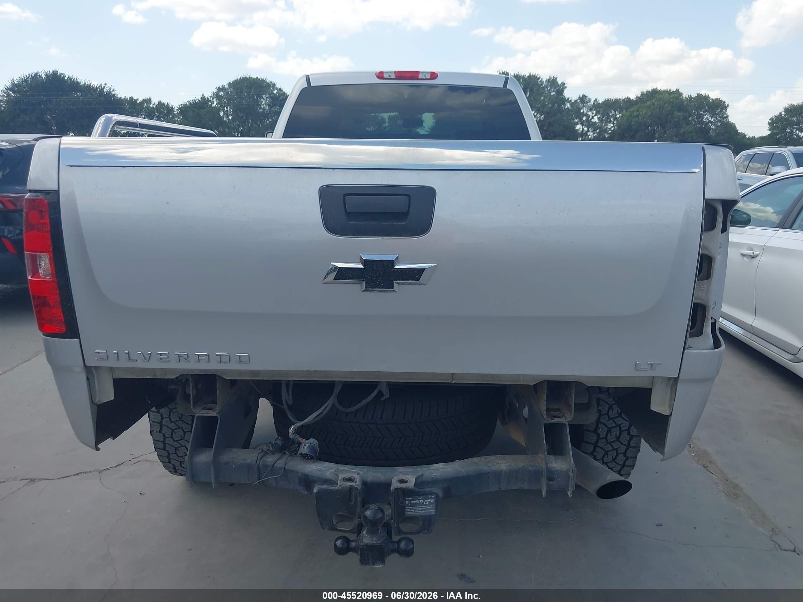 2012 Chevrolet Silverado 2500hd Lt Silver vin: 1GC1KXCG3CF118612