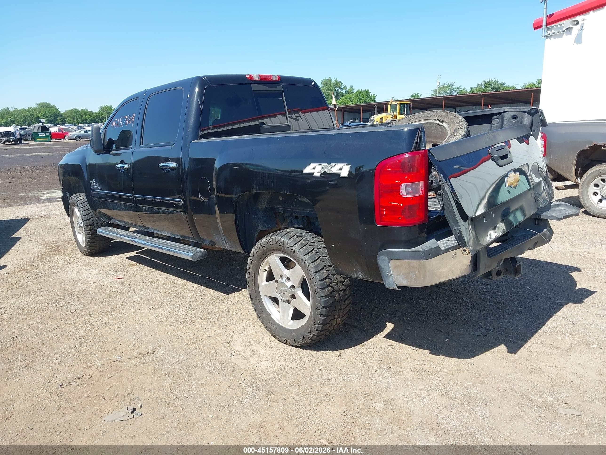 2013 Chevrolet Silverado 2500hd Lt Black vin: 1GC1KXCG3DF186927