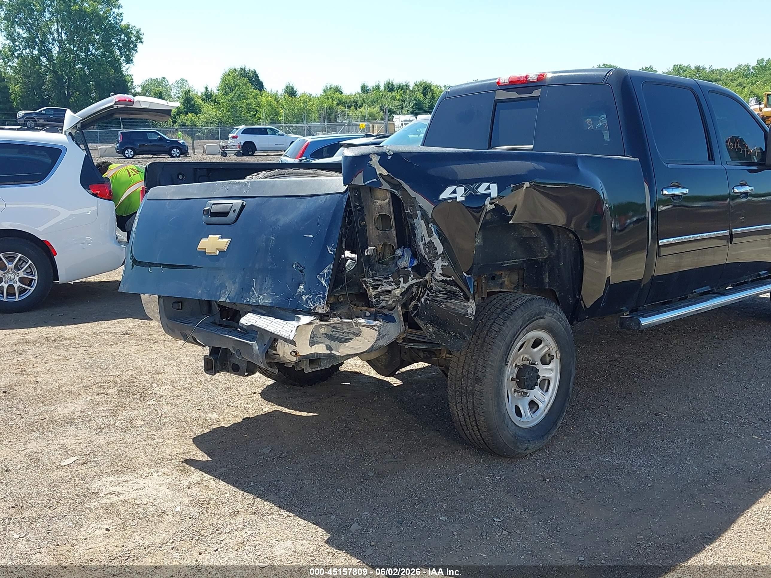 2013 Chevrolet Silverado 2500hd Lt Black vin: 1GC1KXCG3DF186927