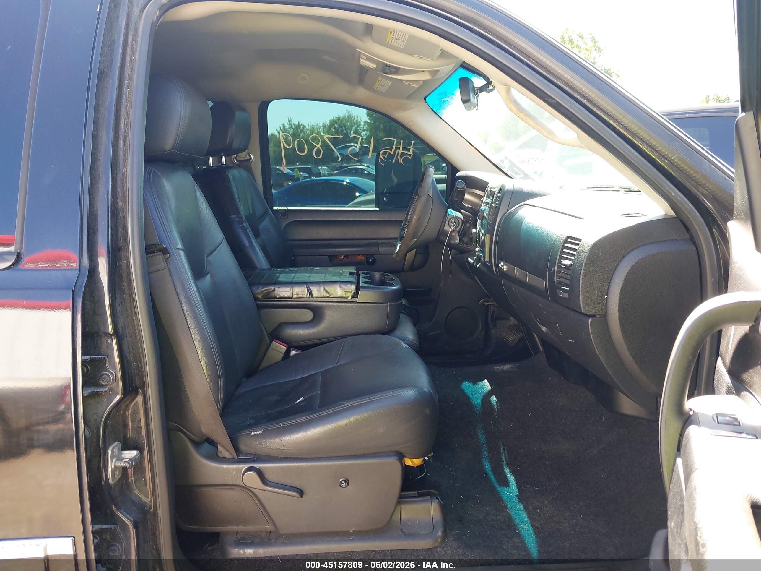 2013 Chevrolet Silverado 2500hd Lt Black vin: 1GC1KXCG3DF186927