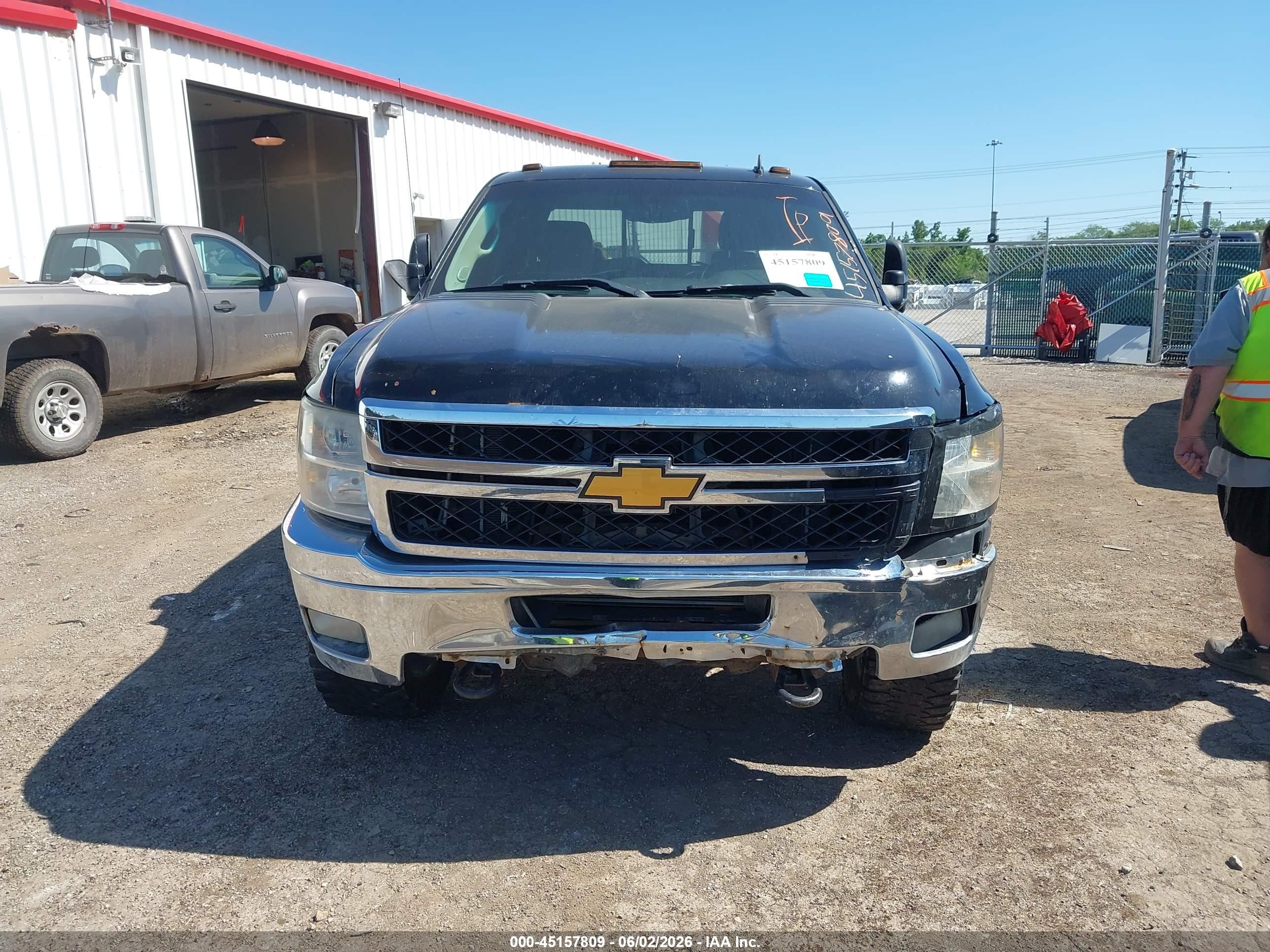 2013 Chevrolet Silverado 2500hd Lt Black vin: 1GC1KXCG3DF186927