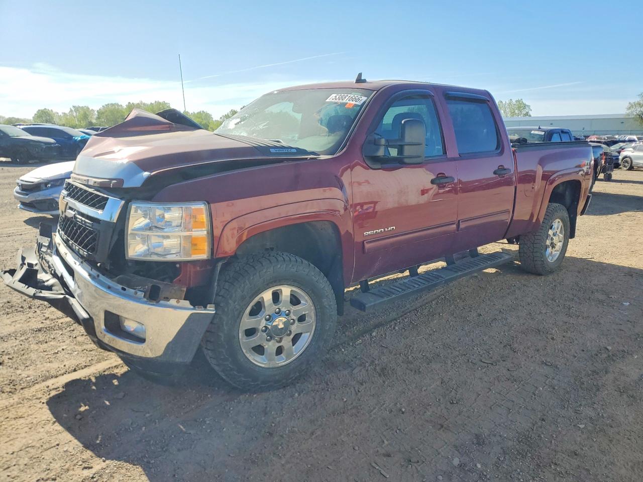 2014 Chevrolet Silverado K2500 Heavy Duty Lt Maroon vin: 1GC1KXCG3EF175735