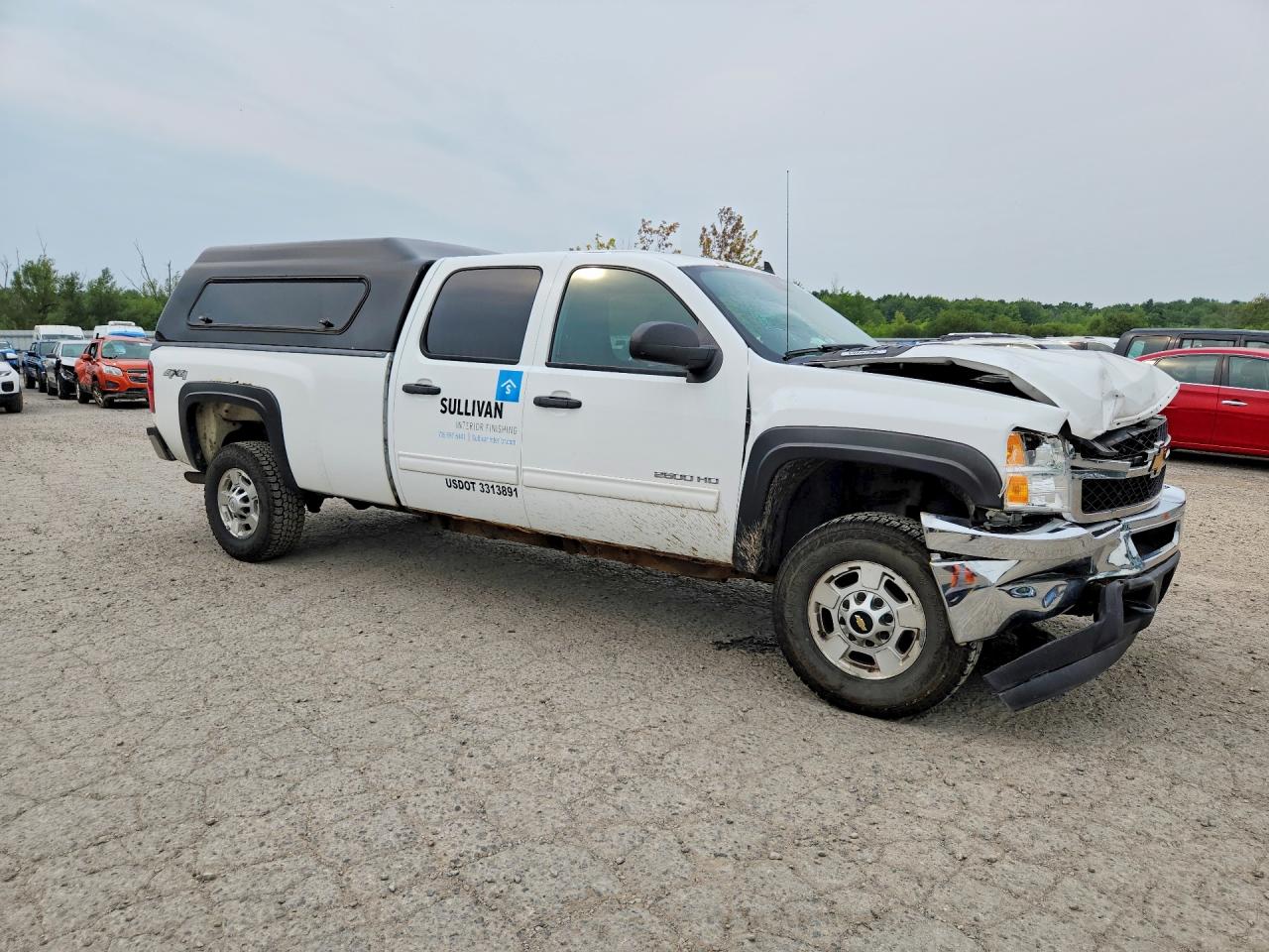 2011 Chevrolet Silverado K2500 Heavy Duty Lt White vin: 1GC1KXCG4BF218555