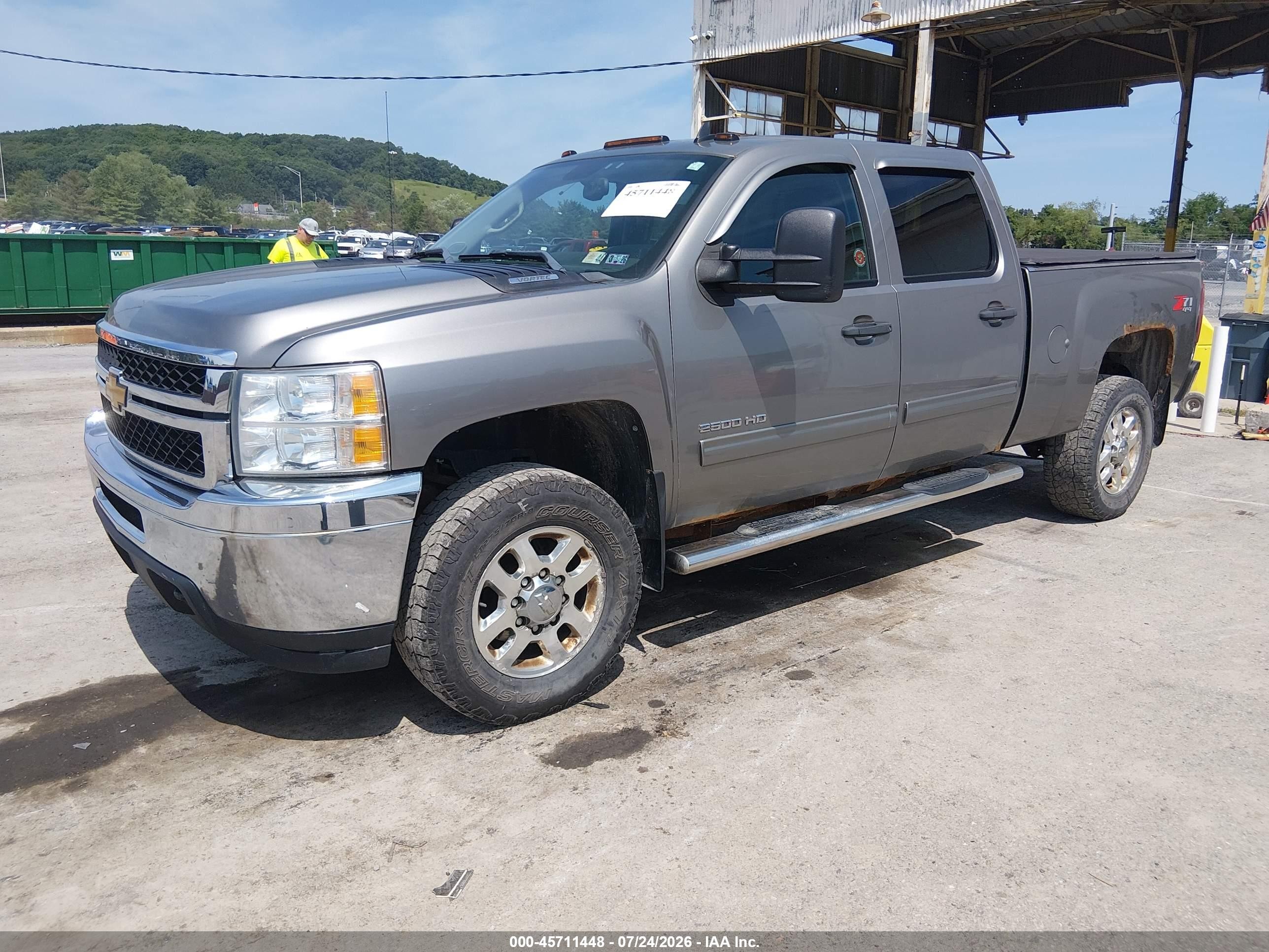 2012 Chevrolet Silverado 2500hd Lt Серый vin: 1GC1KXCG4CF176616