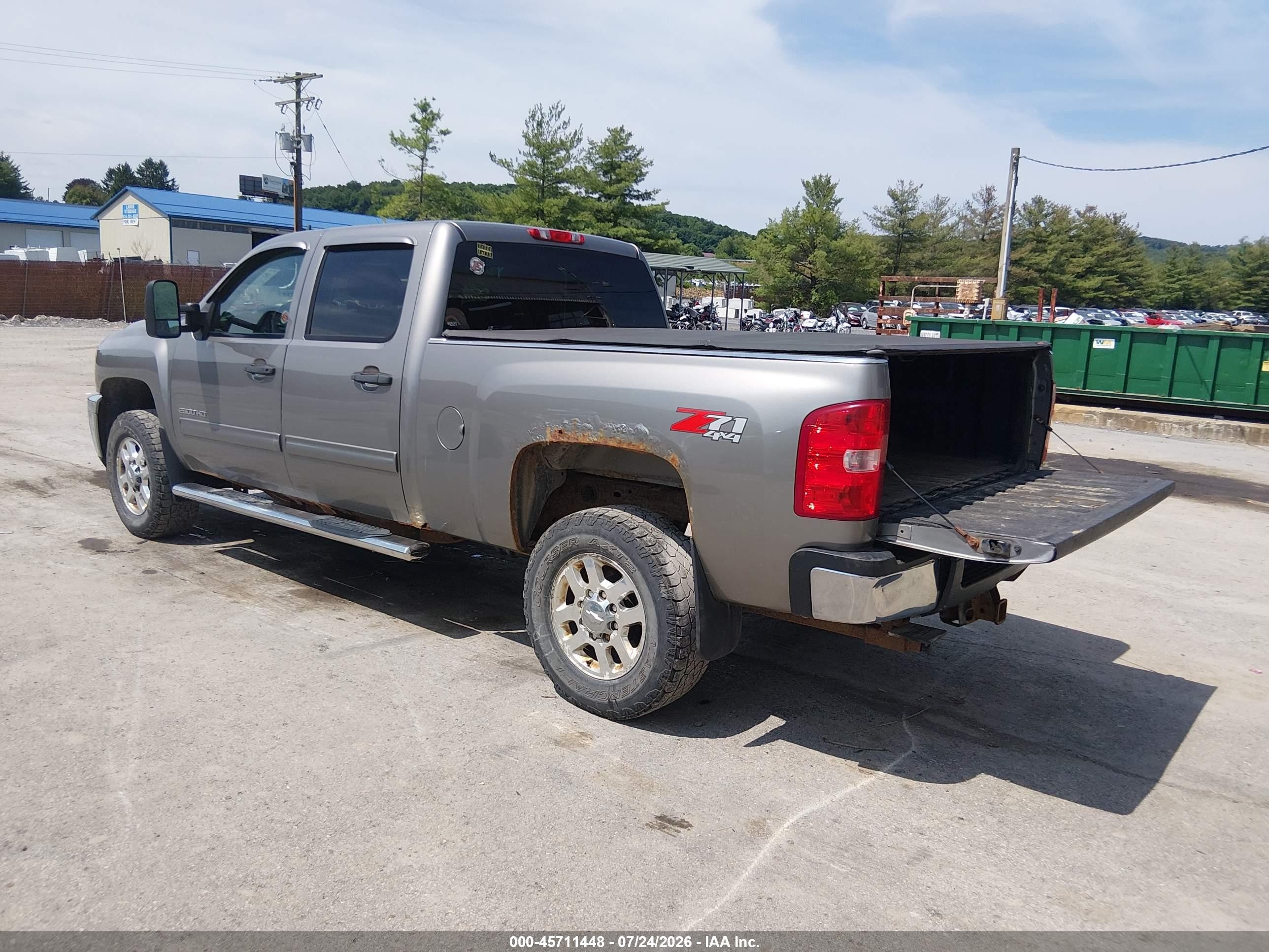 2012 Chevrolet Silverado 2500hd Lt Серый vin: 1GC1KXCG4CF176616