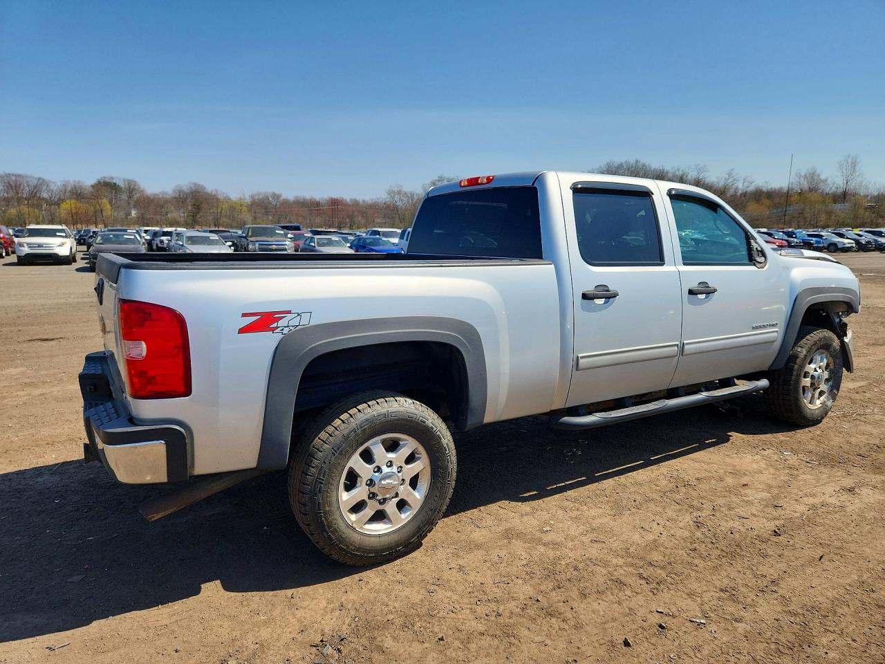2012 Chevrolet Silverado K2500 Heavy Duty Lt Silver vin: 1GC1KXCG4CF221277
