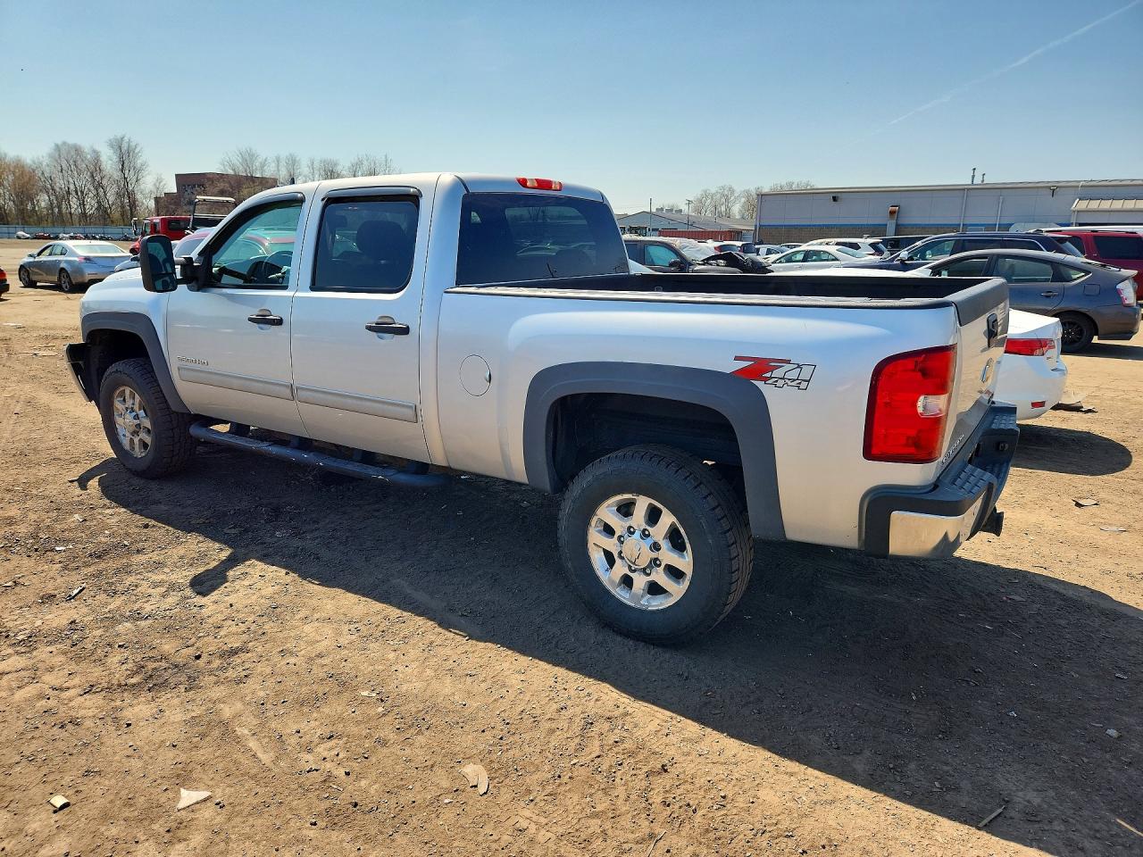 2012 Chevrolet Silverado K2500 Heavy Duty Lt Silver vin: 1GC1KXCG4CF221277