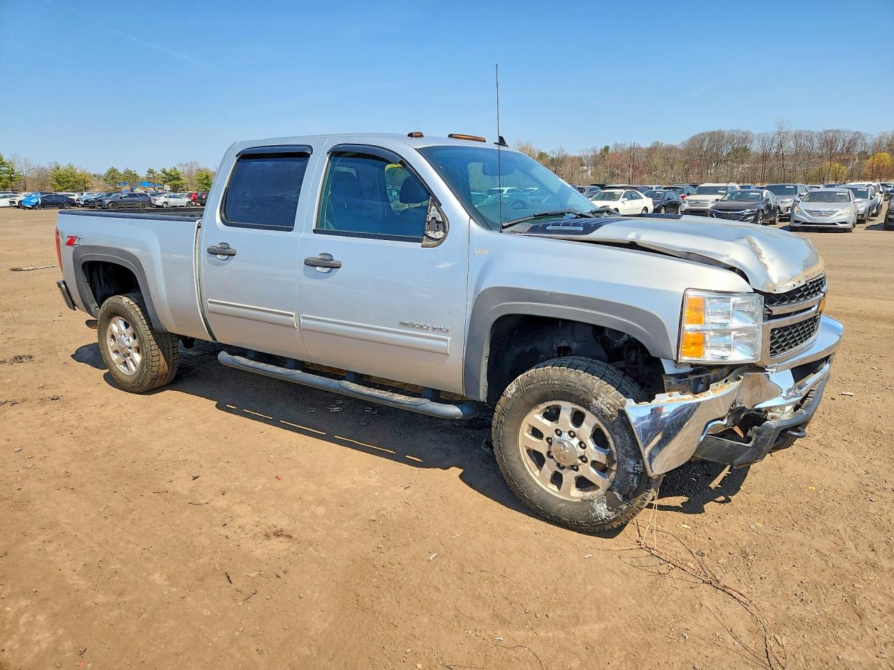 2012 Chevrolet Silverado K2500 Heavy Duty Lt Silver vin: 1GC1KXCG4CF221277