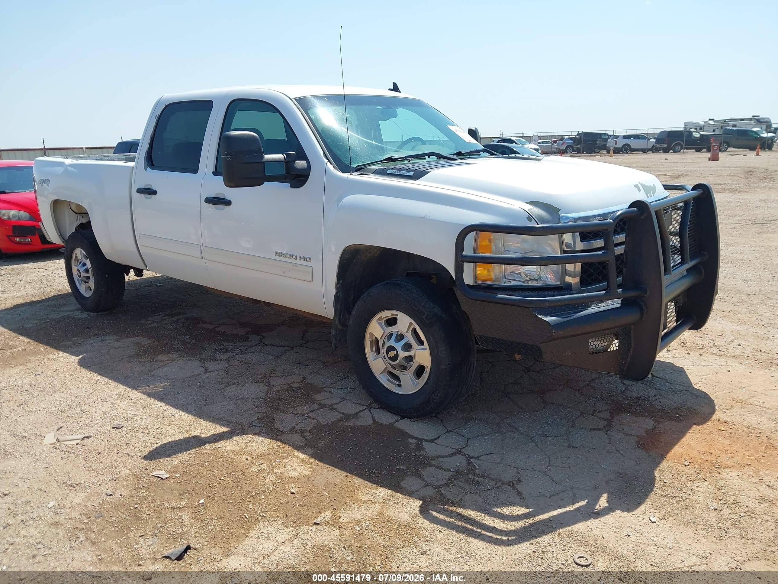 2014 Chevrolet Silverado 2500hd Lt White vin: 1GC1KXCG4EF180975