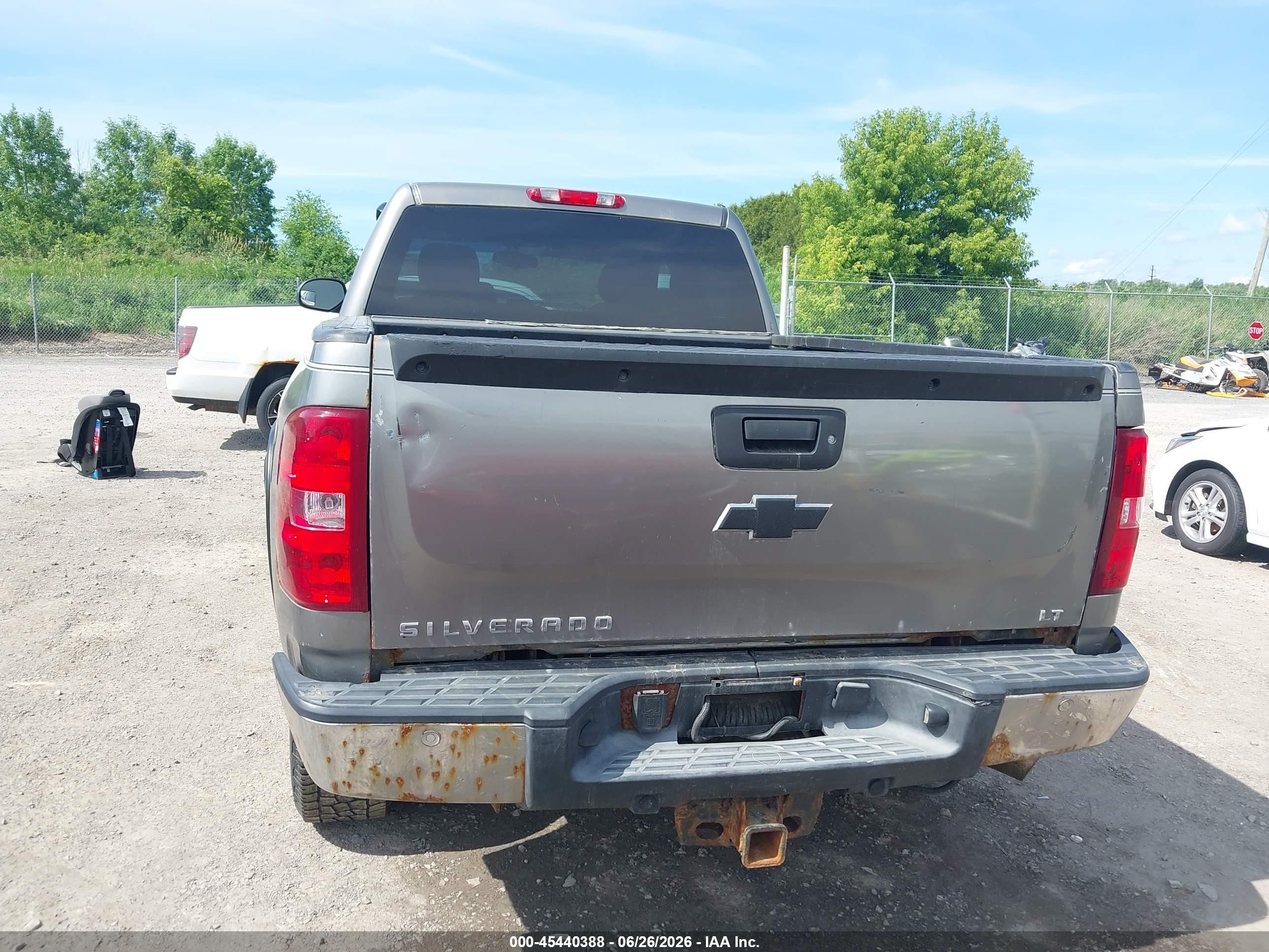 2012 Chevrolet Silverado 2500hd Lt Gray vin: 1GC1KXCG5CF224625