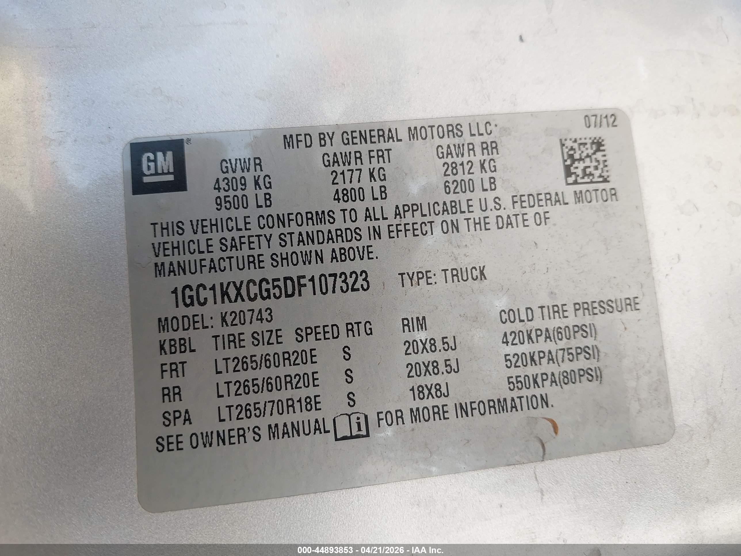 2013 Chevrolet Silverado 2500hd Lt Серебряный vin: 1GC1KXCG5DF107323
