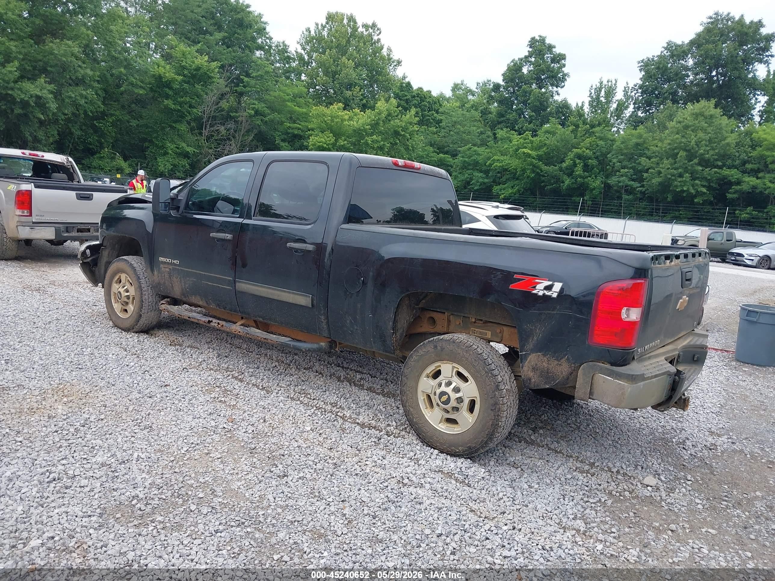2013 Chevrolet Silverado 2500hd Lt Black vin: 1GC1KXCG6DF140959