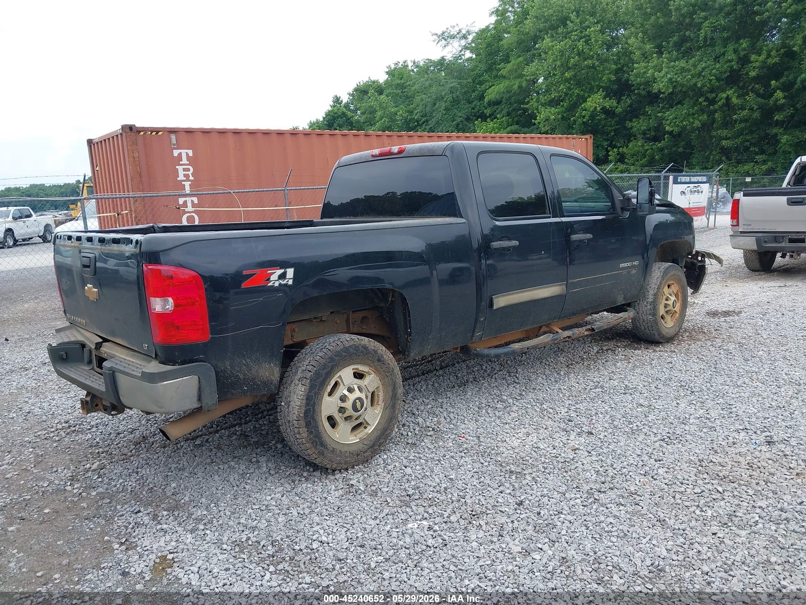 2013 Chevrolet Silverado 2500hd Lt Black vin: 1GC1KXCG6DF140959