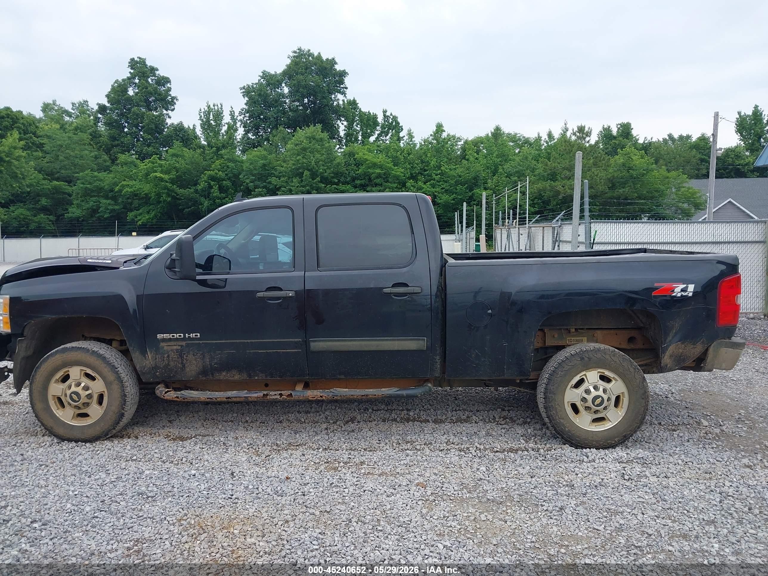2013 Chevrolet Silverado 2500hd Lt Black vin: 1GC1KXCG6DF140959