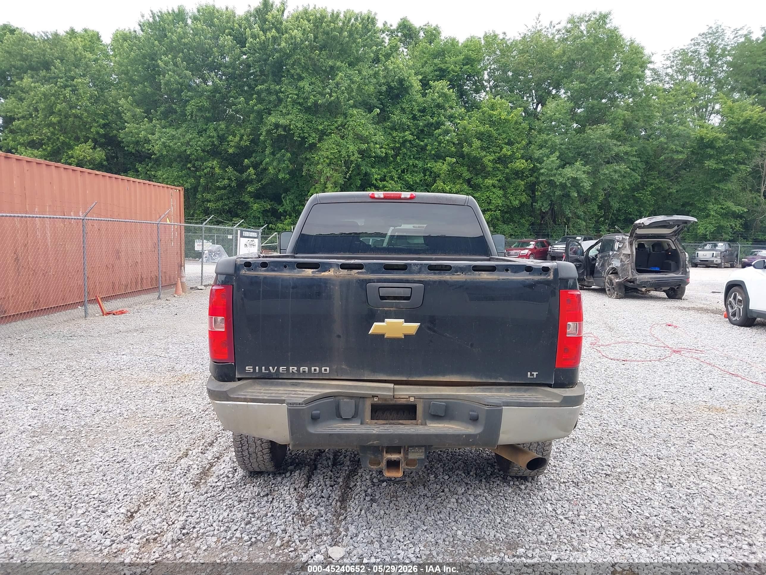 2013 Chevrolet Silverado 2500hd Lt Black vin: 1GC1KXCG6DF140959