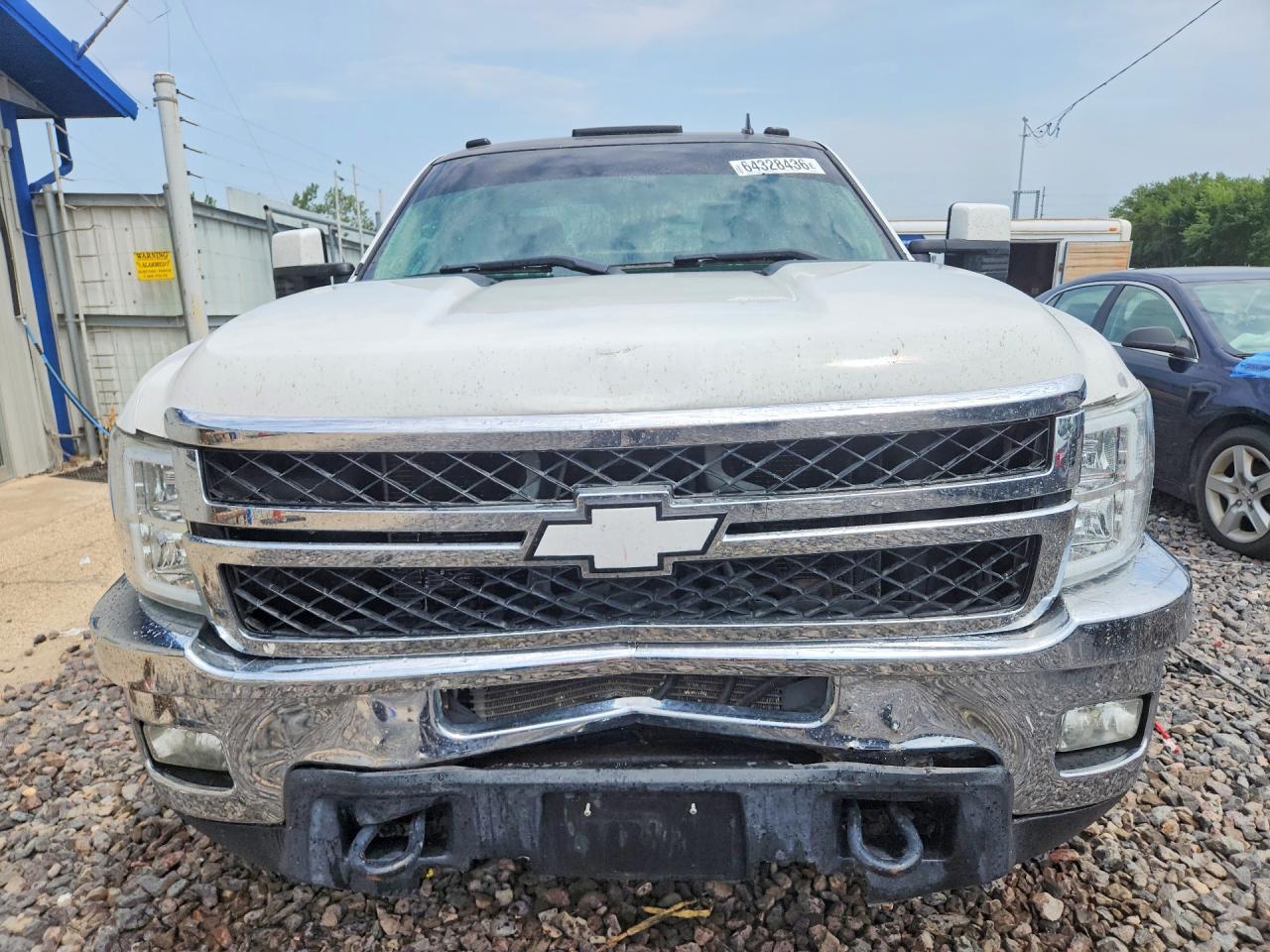 2013 Chevrolet Silverado K2500 Heavy Duty Lt White vin: 1GC1KXCG6DF235294