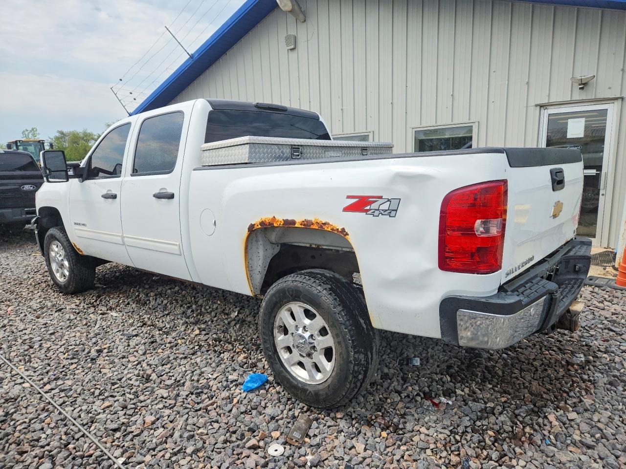 2013 Chevrolet Silverado K2500 Heavy Duty Lt White vin: 1GC1KXCG6DF235294