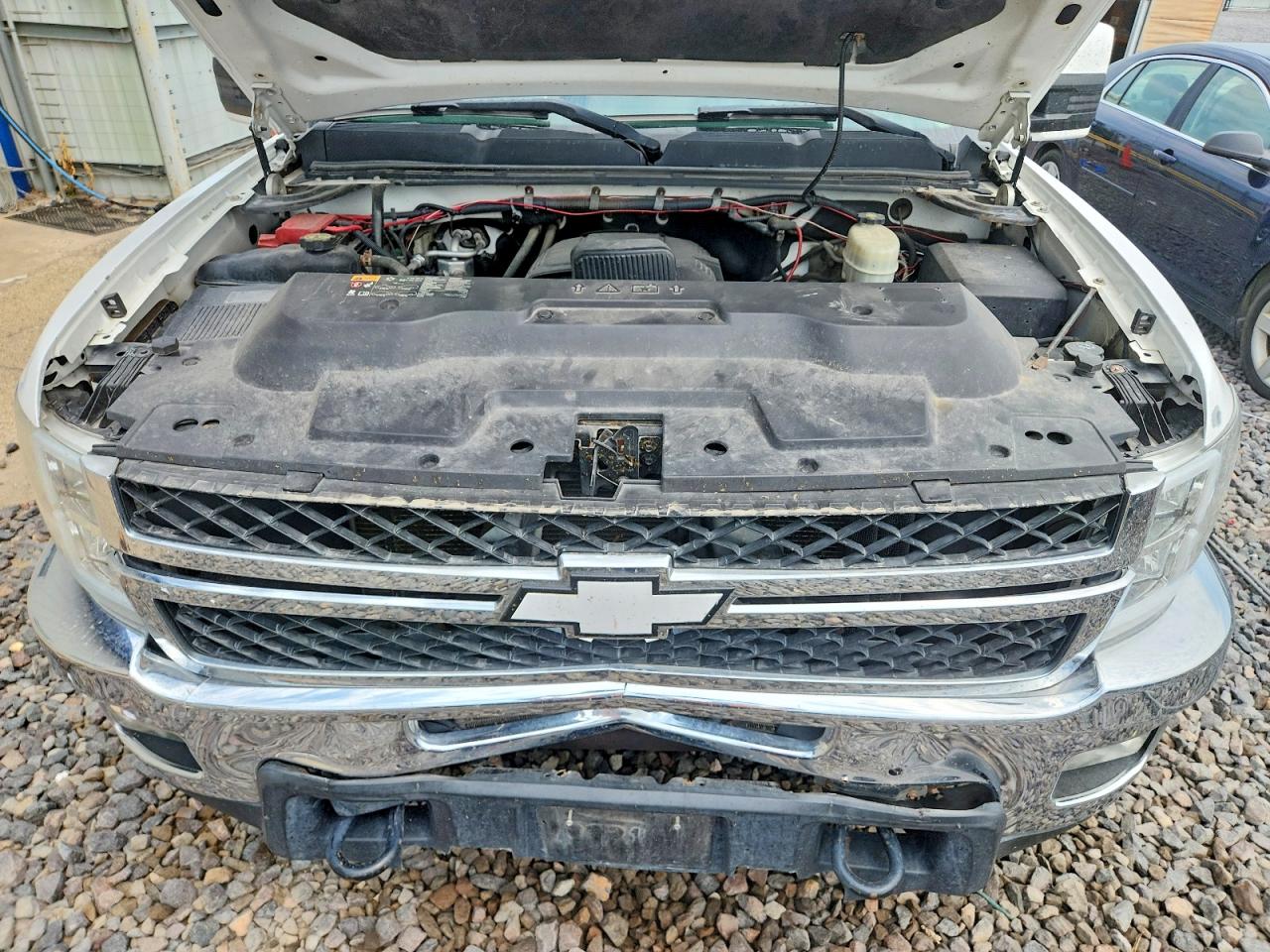 2013 Chevrolet Silverado K2500 Heavy Duty Lt White vin: 1GC1KXCG6DF235294