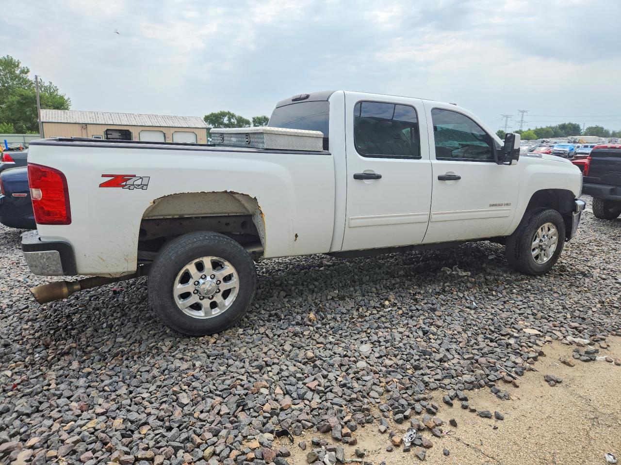 2013 Chevrolet Silverado K2500 Heavy Duty Lt White vin: 1GC1KXCG6DF235294