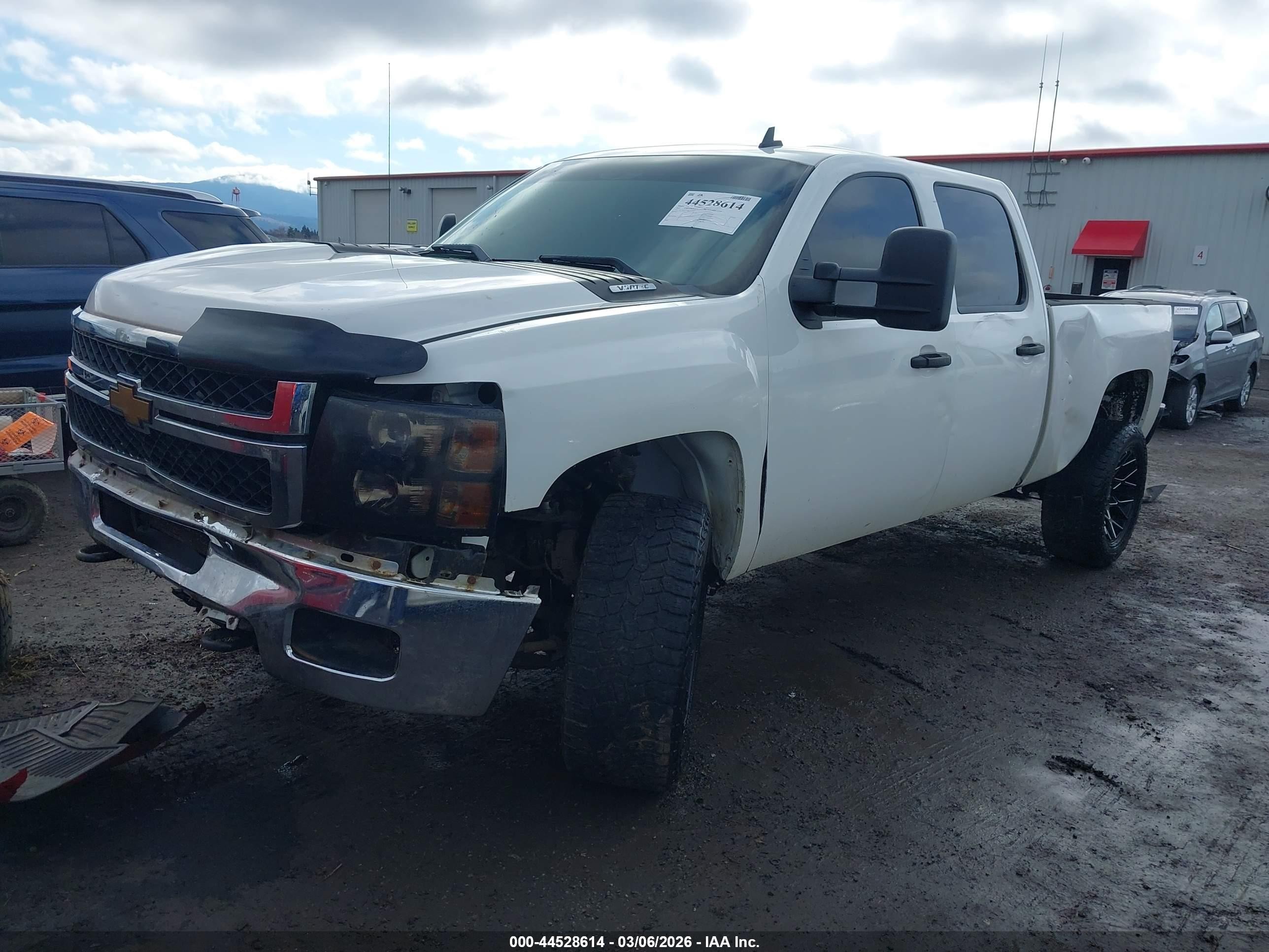 2011 Chevrolet Silverado 2500hd Lt White vin: 1GC1KXCG7BF100497
