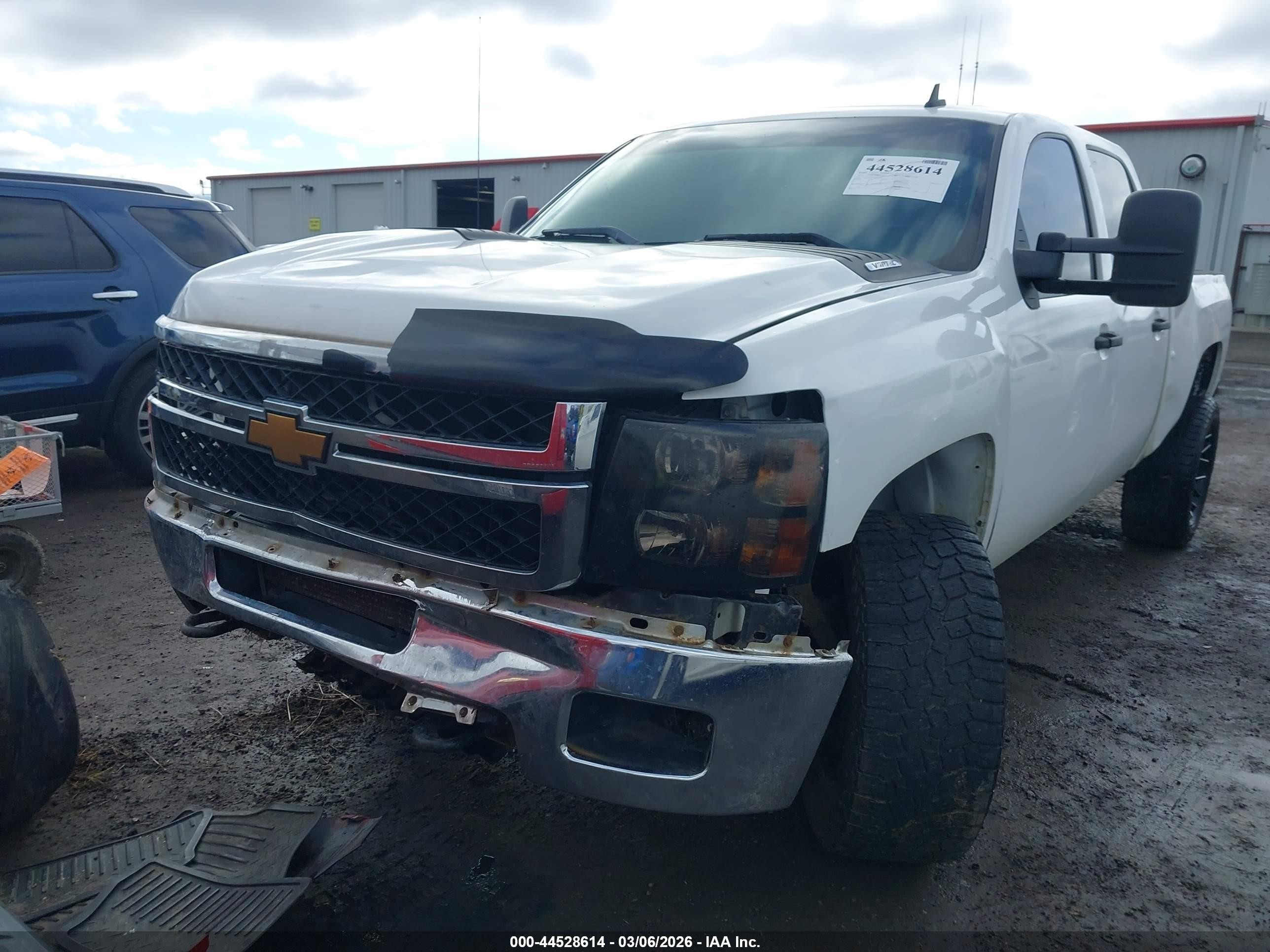 2011 Chevrolet Silverado 2500hd Lt White vin: 1GC1KXCG7BF100497