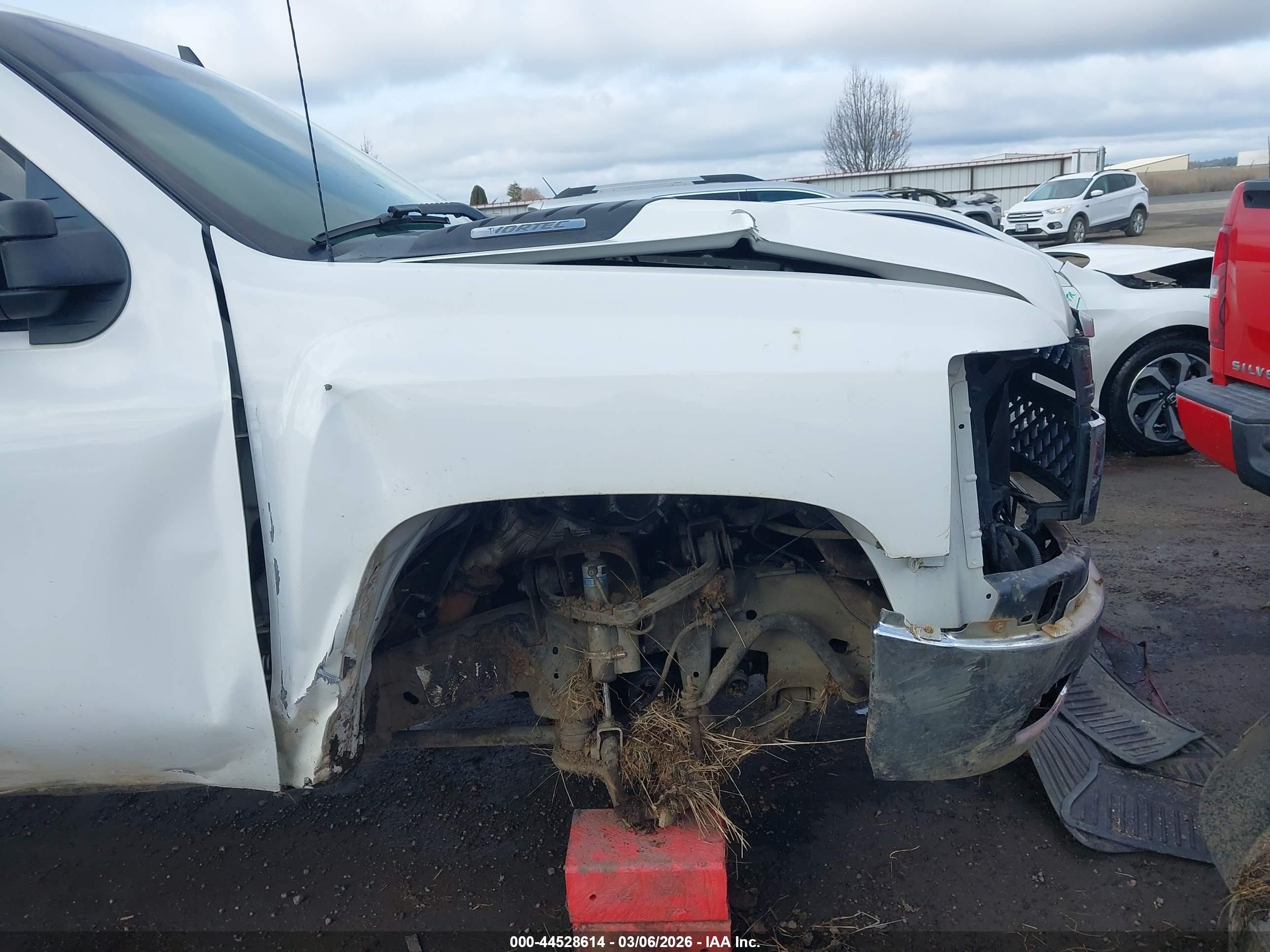 2011 Chevrolet Silverado 2500hd Lt White vin: 1GC1KXCG7BF100497