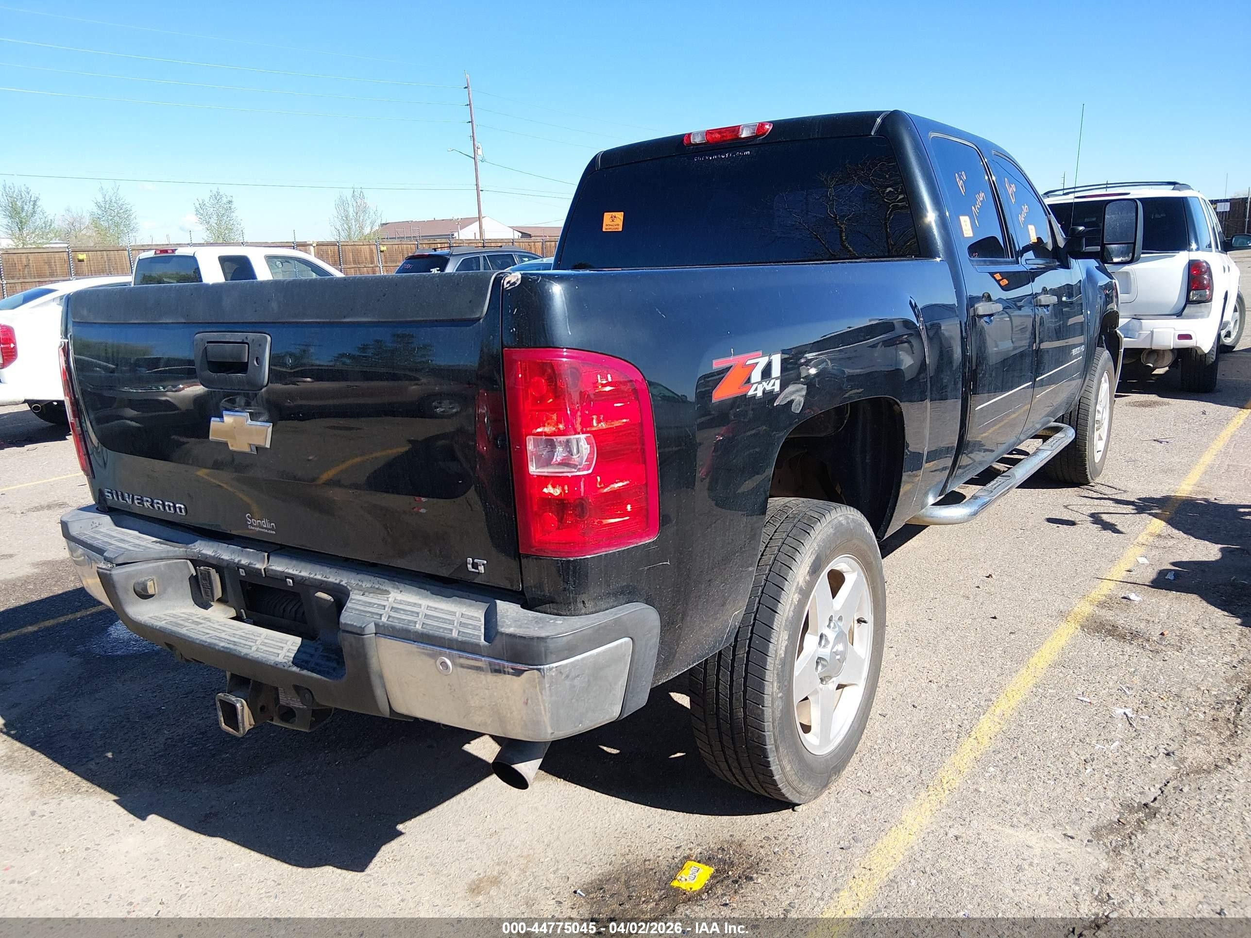2011 Chevrolet Silverado 2500hd Lt Black vin: 1GC1KXCG7BF264400