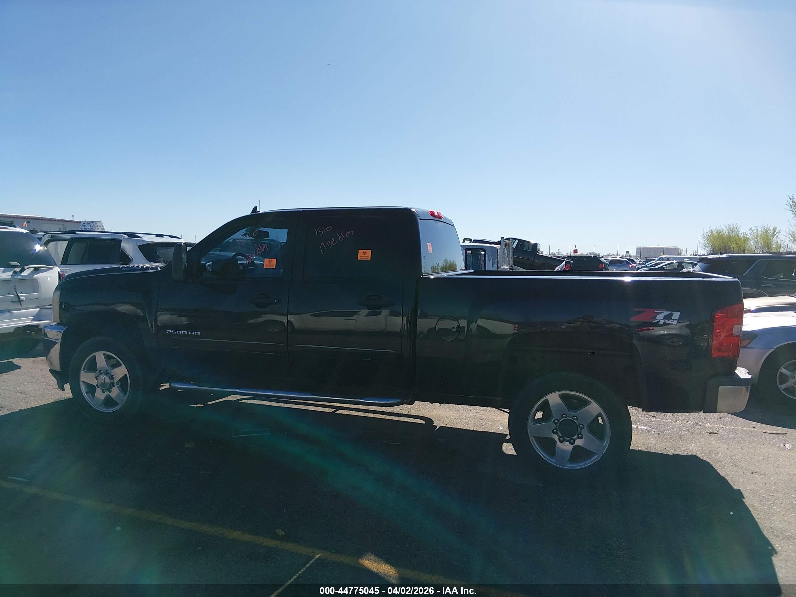 2011 Chevrolet Silverado 2500hd Lt Black vin: 1GC1KXCG7BF264400