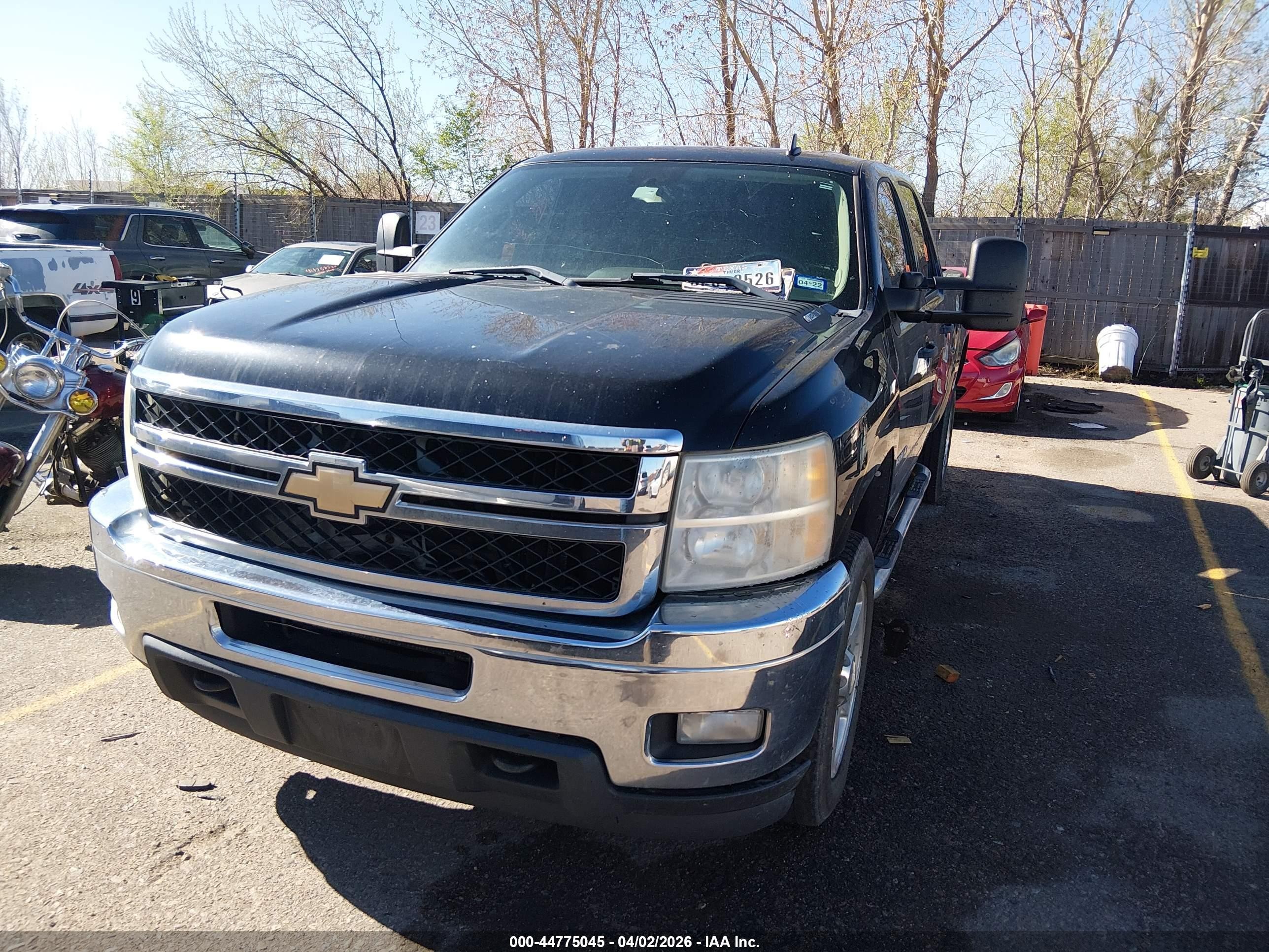 2011 Chevrolet Silverado 2500hd Lt Black vin: 1GC1KXCG7BF264400