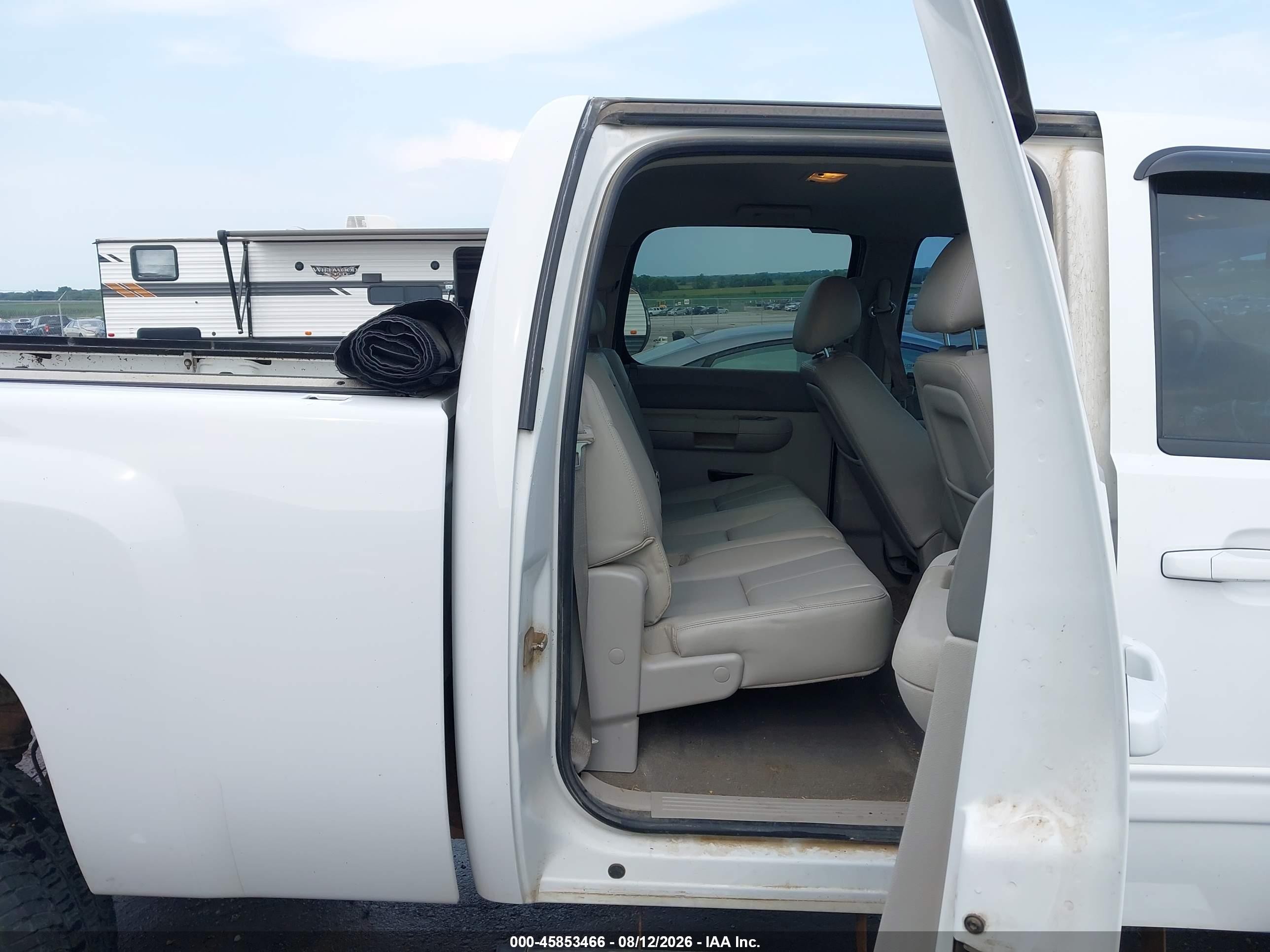 2012 Chevrolet Silverado 2500hd Lt White vin: 1GC1KXCG7CF221855