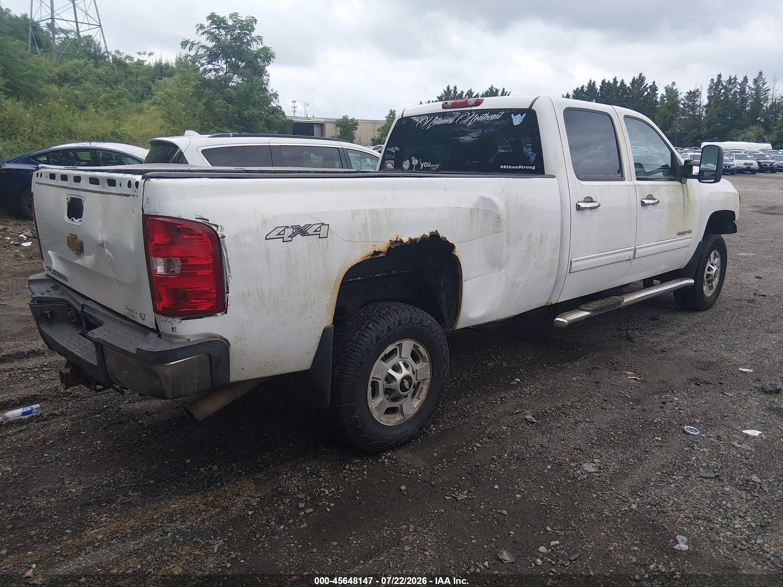 2012 Chevrolet Silverado 2500hd Lt Белый vin: 1GC1KXCG7CF225985