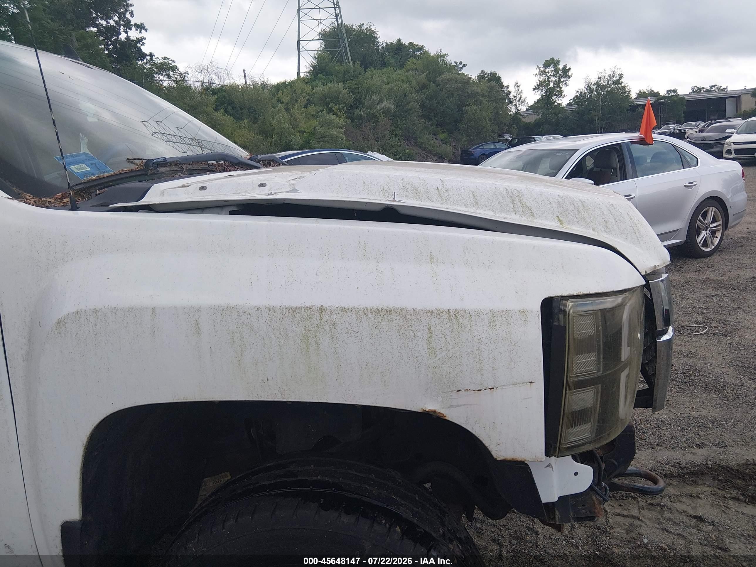 2012 Chevrolet Silverado 2500hd Lt Белый vin: 1GC1KXCG7CF225985