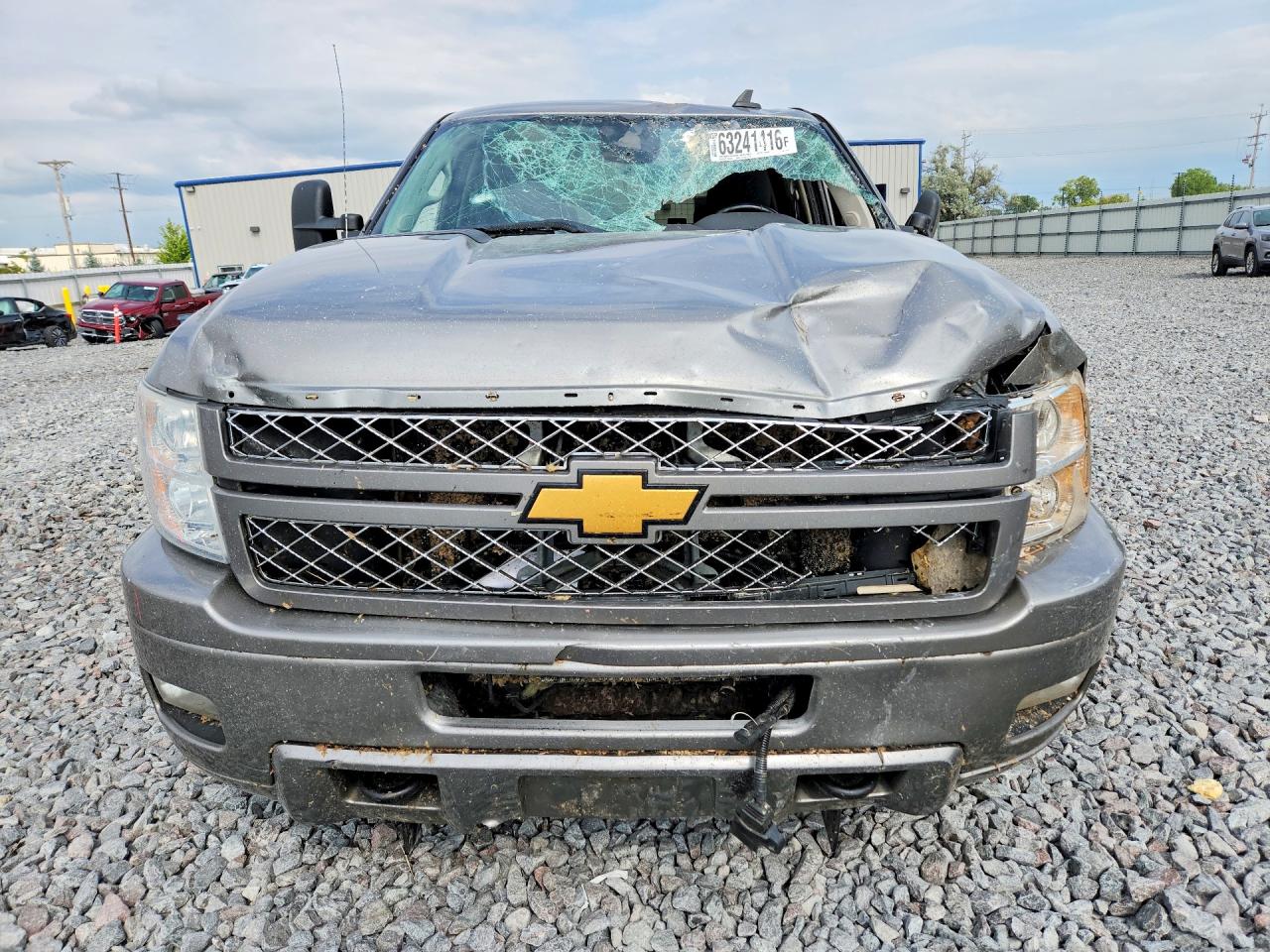 2014 Chevrolet Silverado K2500 Heavy Duty Lt Gray vin: 1GC1KXCG7EF138154