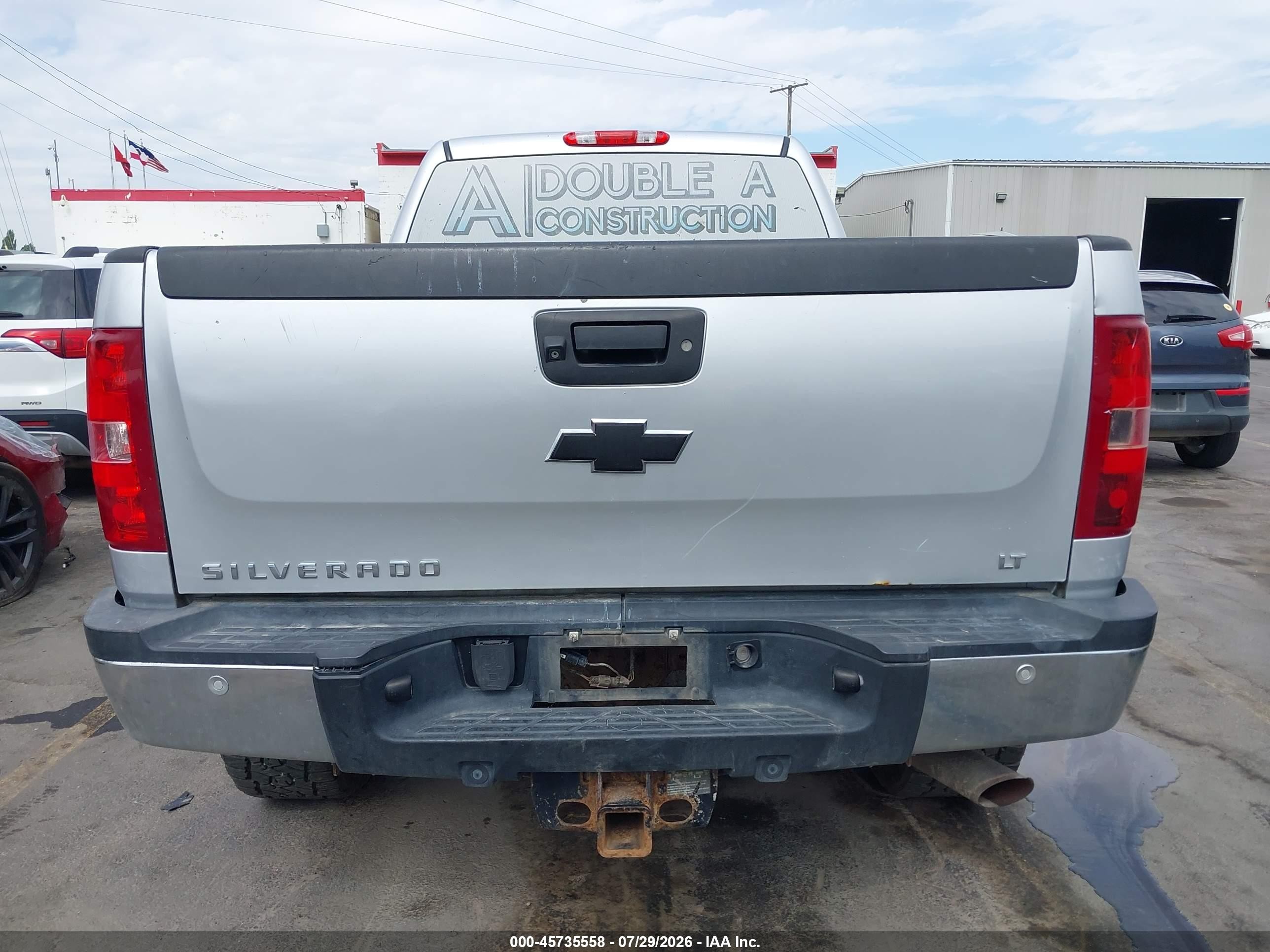 2014 Chevrolet Silverado 2500hd Lt Silver vin: 1GC1KXCG7EF187693