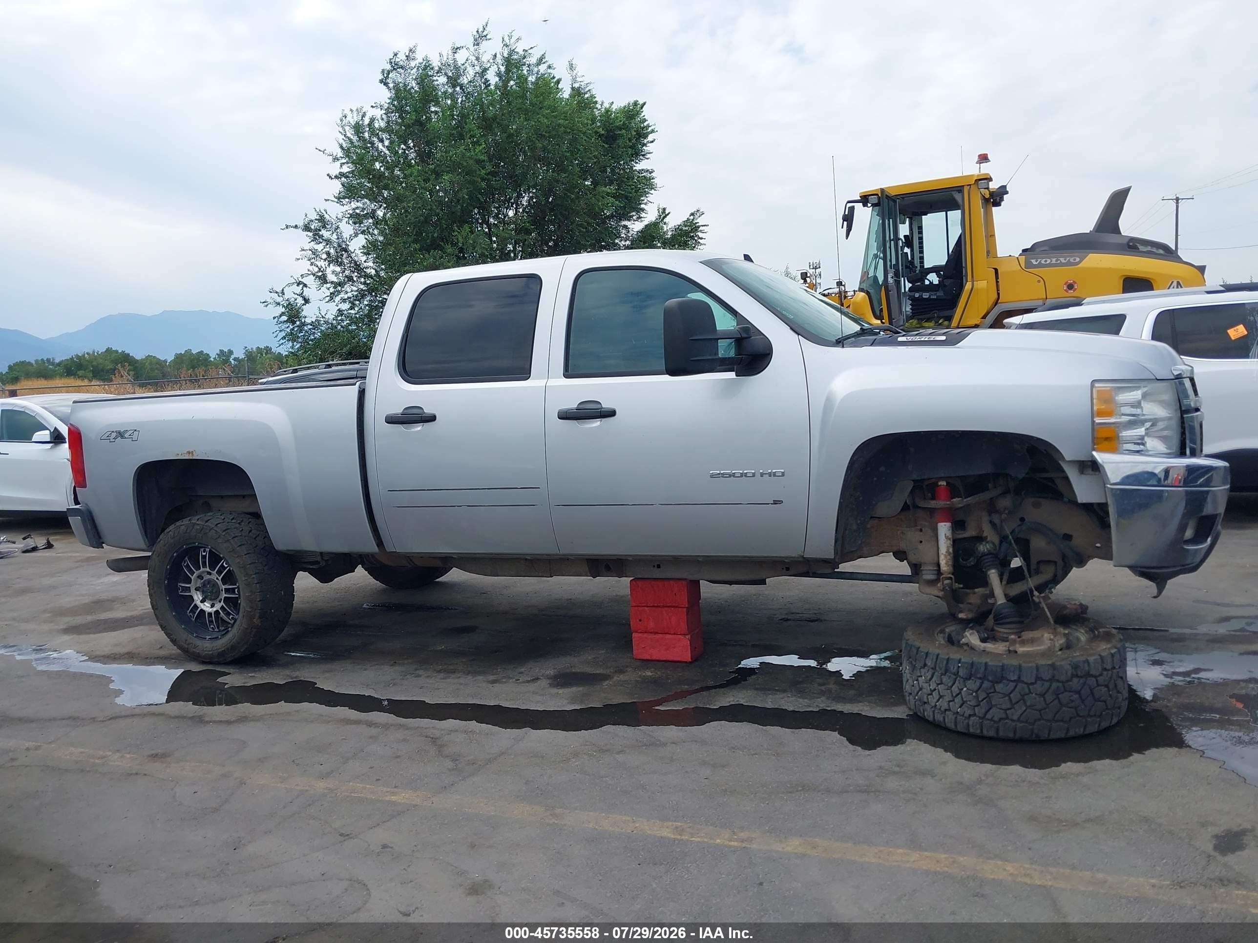 2014 Chevrolet Silverado 2500hd Lt Silver vin: 1GC1KXCG7EF187693