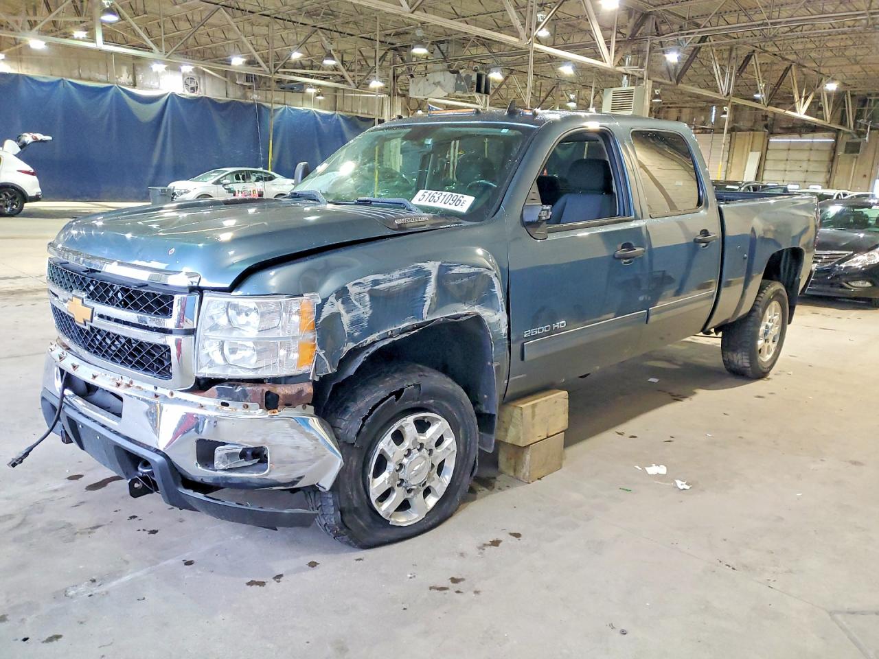 2013 Chevrolet Silverado K2500 Heavy Duty Lt Gray vin: 1GC1KXCG8DF218755